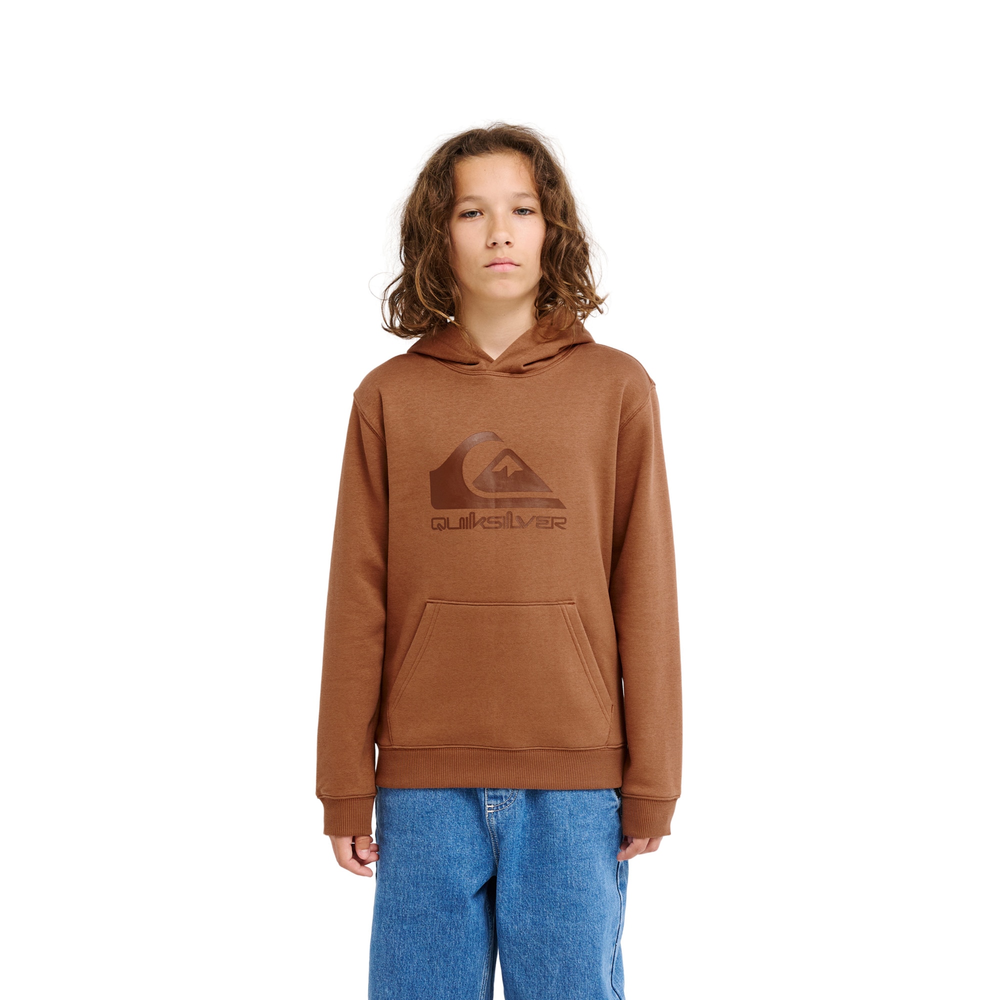 Sudadera de niños Comp Logo Quiksilver - Marrón Marrón-1
