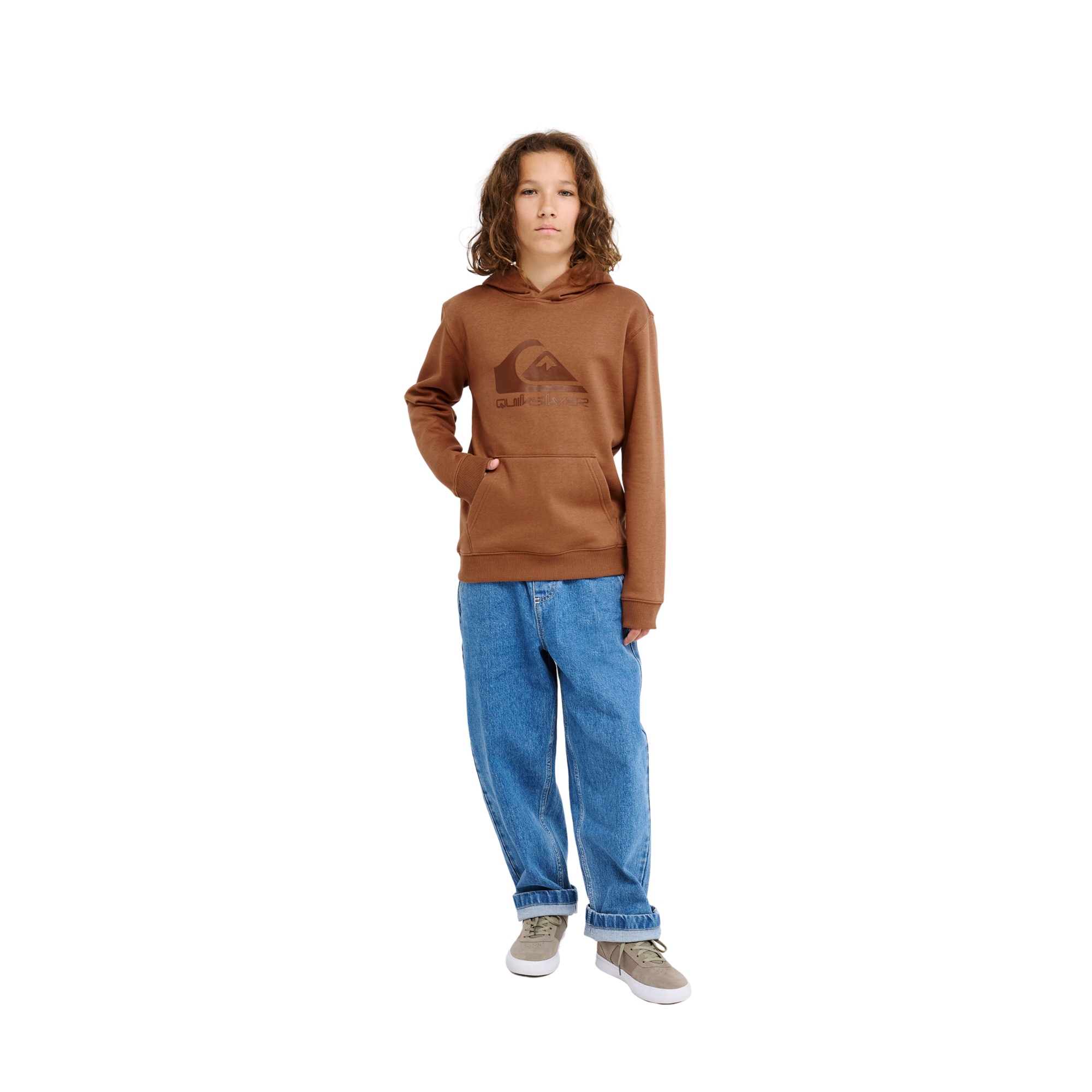 Sudadera de niños Comp Logo Quiksilver - Marrón Marrón-5