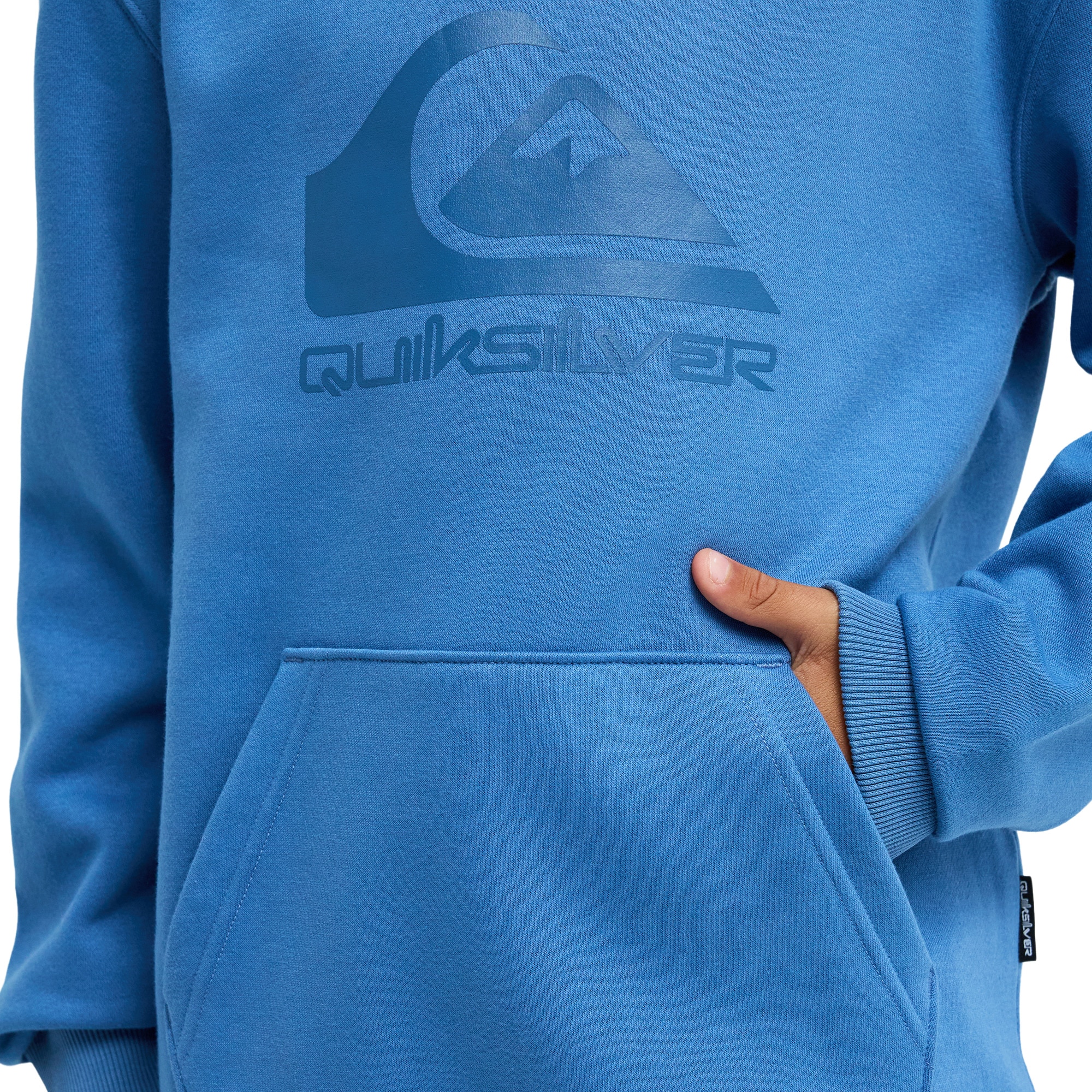 Sudadera de niños Comp Logo Quiksilver - Azul / Gris Azul / Gris-4
