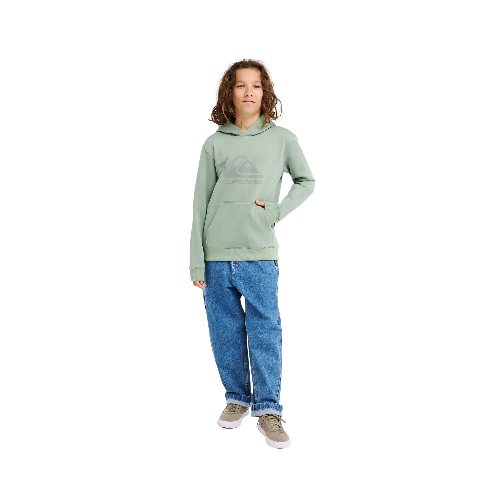 Sudadera de niños Comp Logo Quiksilver - Verde Verde-5