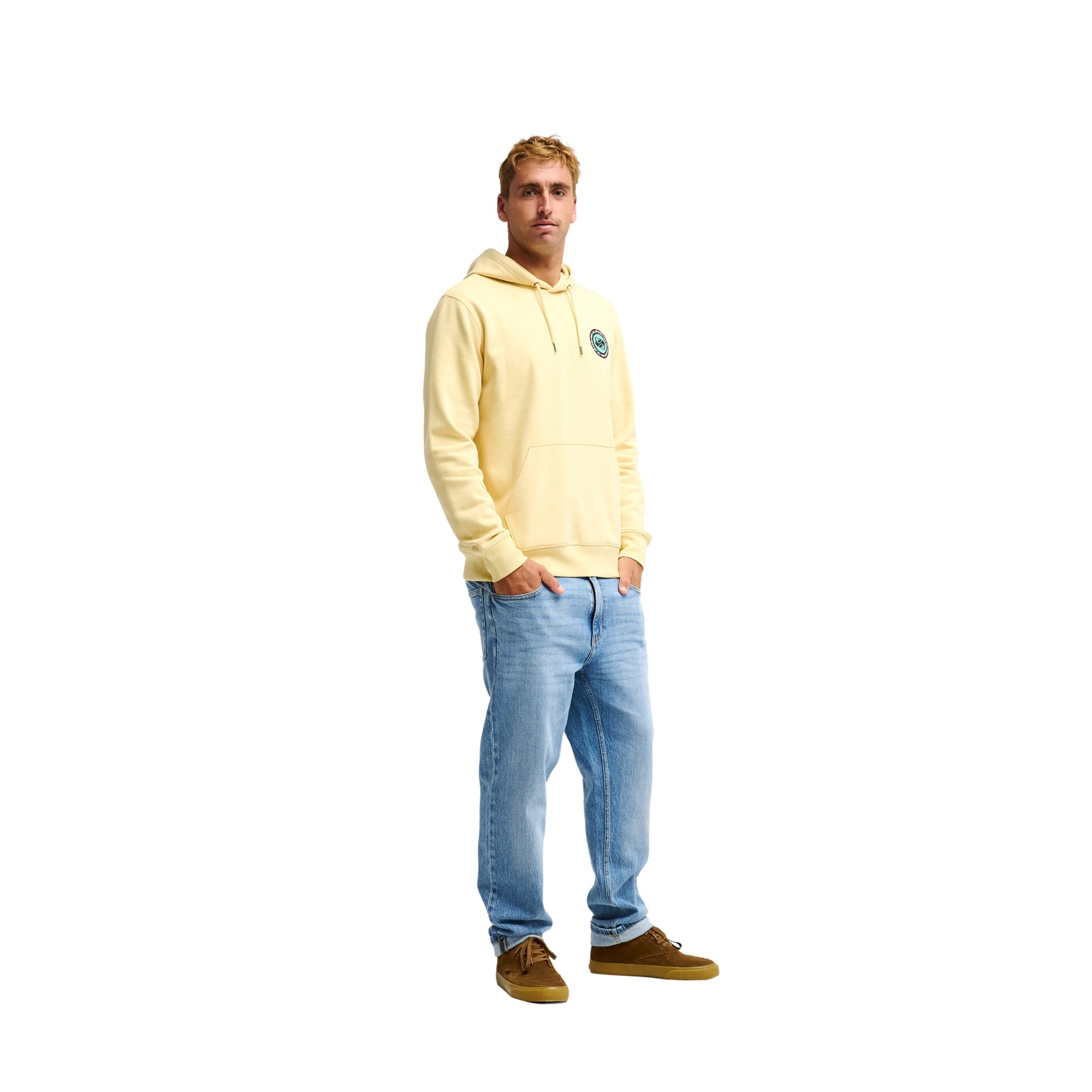 Sudadera de hombre Duality Quiksilver - Amarillo Amarillo-5
