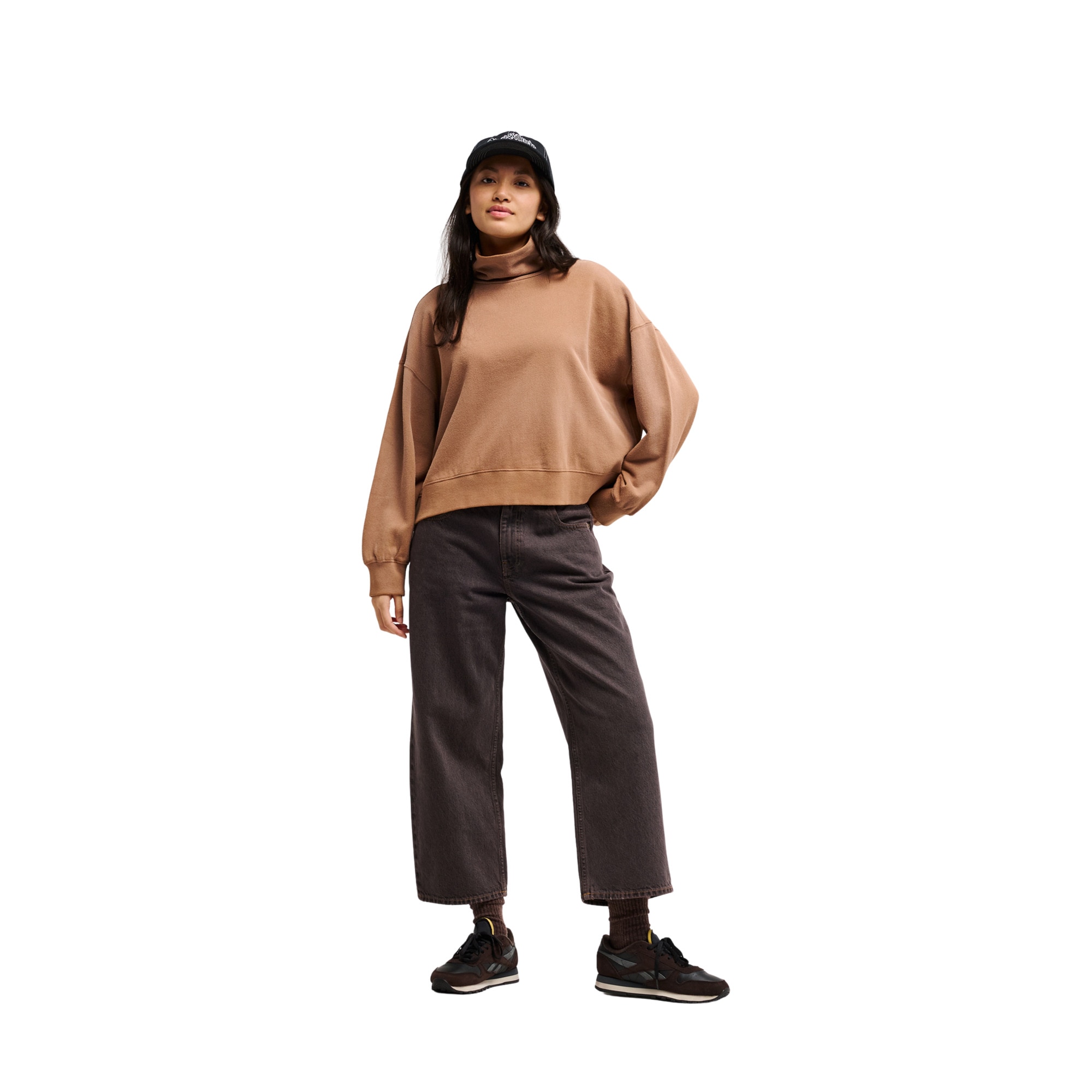 Sudadera de mujer Fox River Quiksilver - Marrón Marrón-5