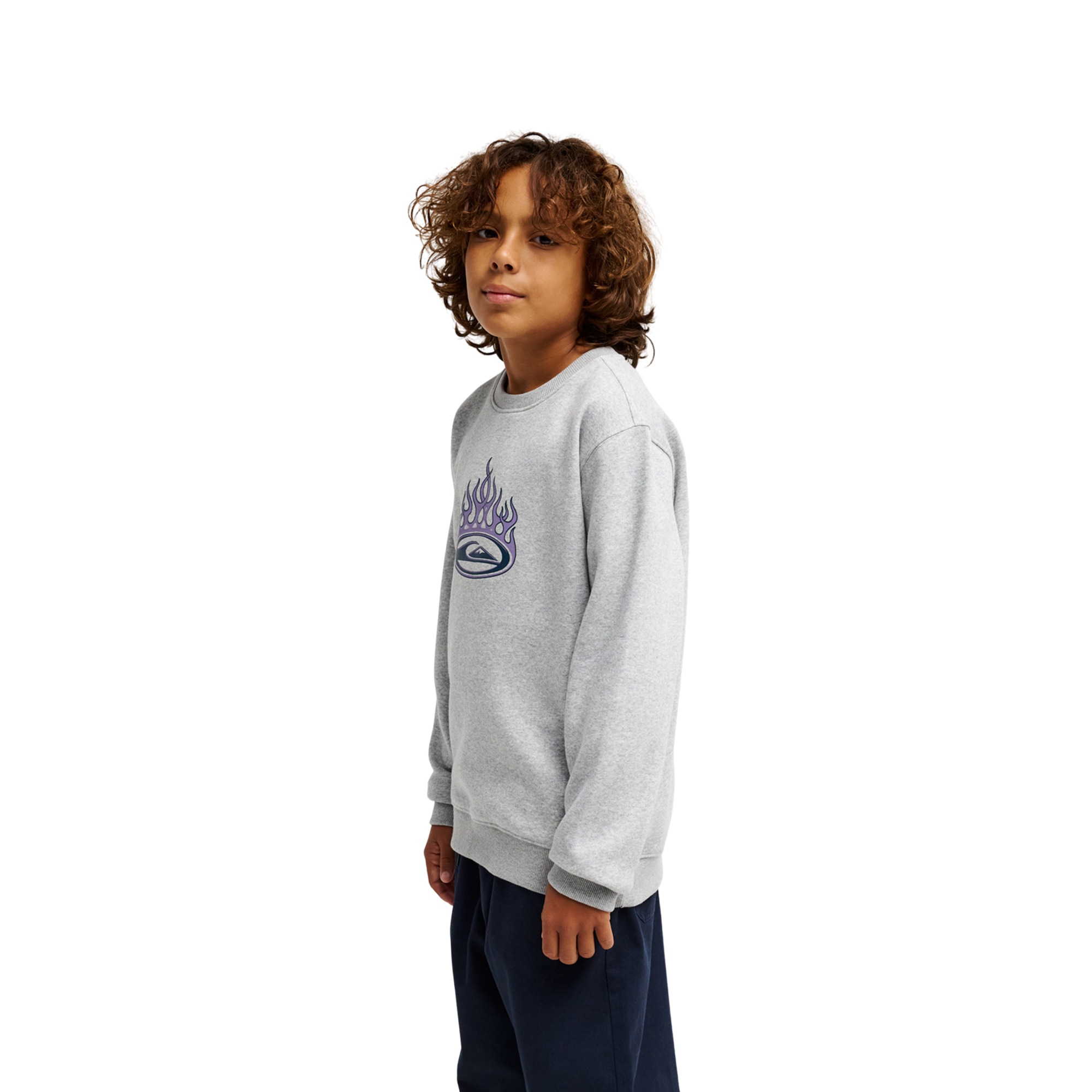 Sudadera de niños Graphic Quiksilver - Gris Gris-3