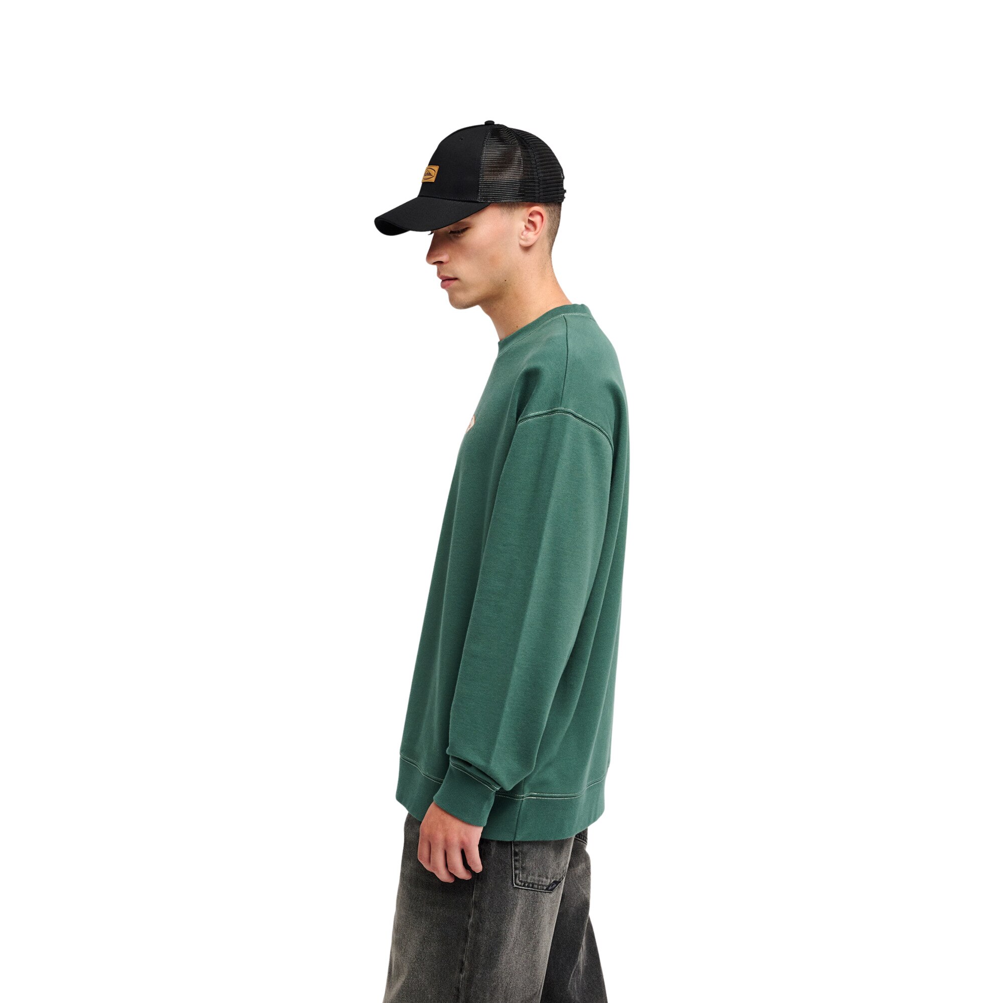 Sudadera de hombre Disk Quiksilver - Verde Verde-3
