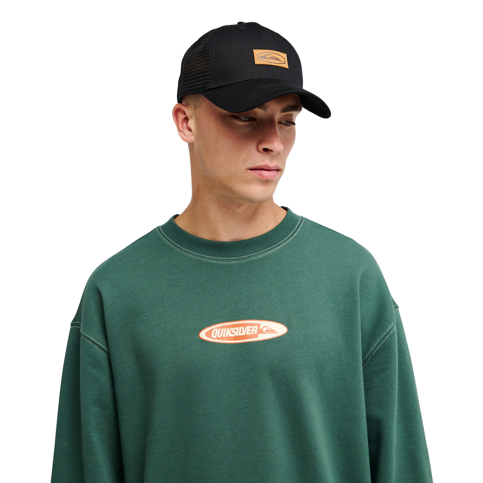 Sudadera de hombre Disk Quiksilver - Verde Verde-4