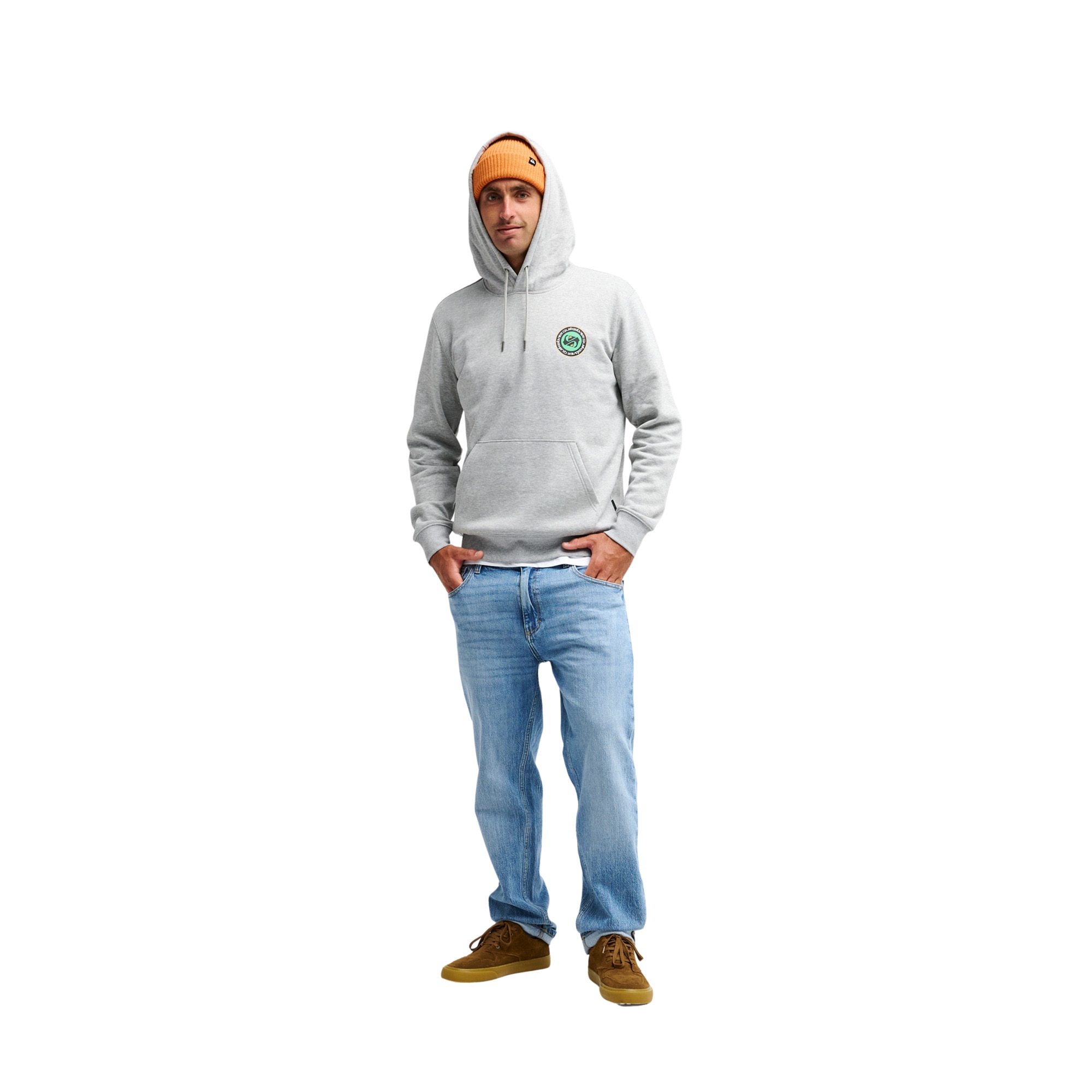 Sudadera de hombre Duality Quiksilver - Gris Gris-5