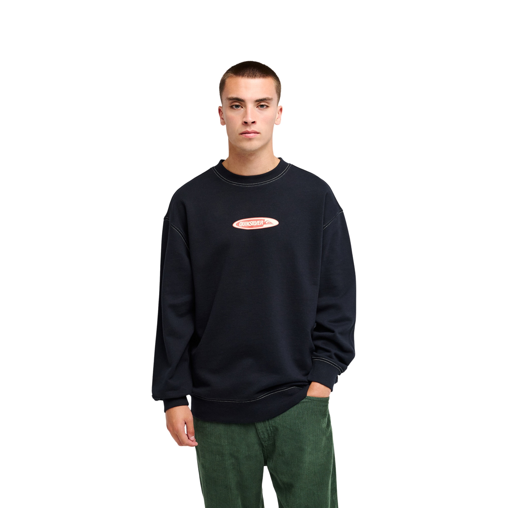 Sudadera de hombre Disk Quiksilver - Negro Negro-1