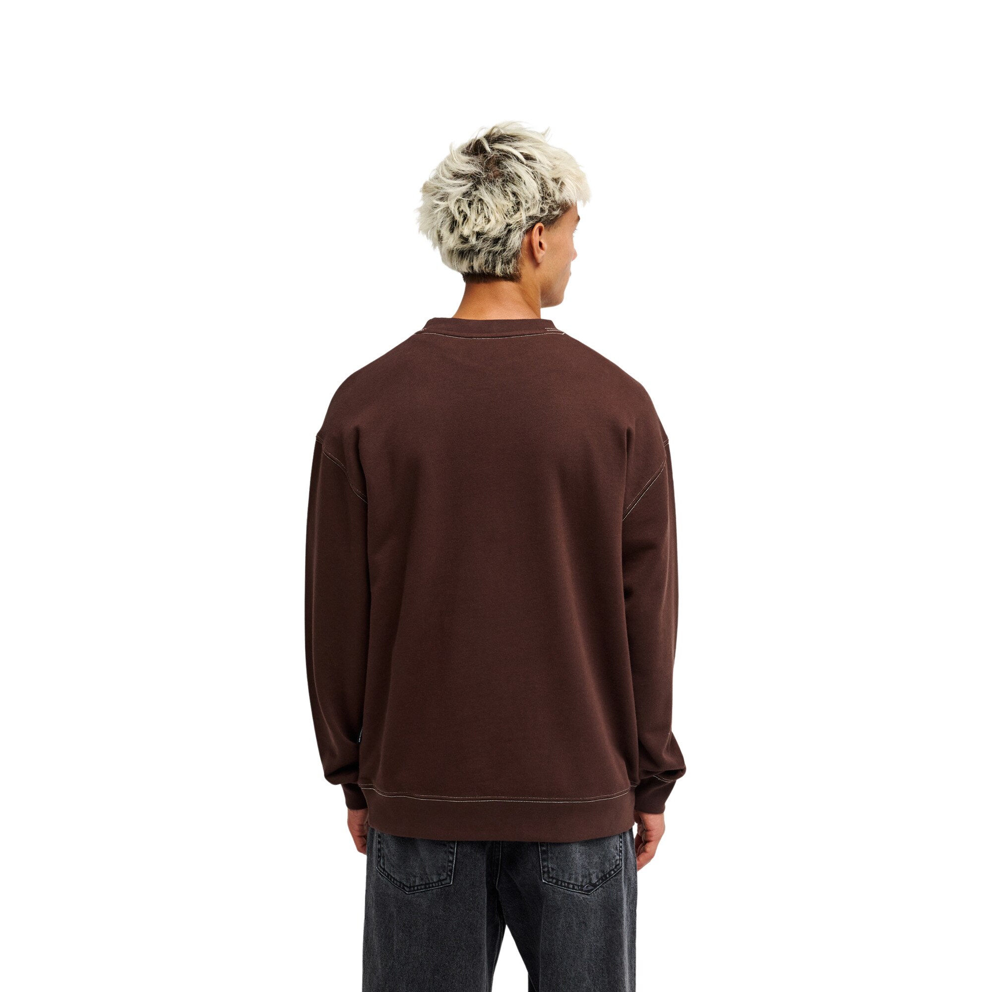 Sudadera de hombre Disk Quiksilver - Marrón Marrón-2