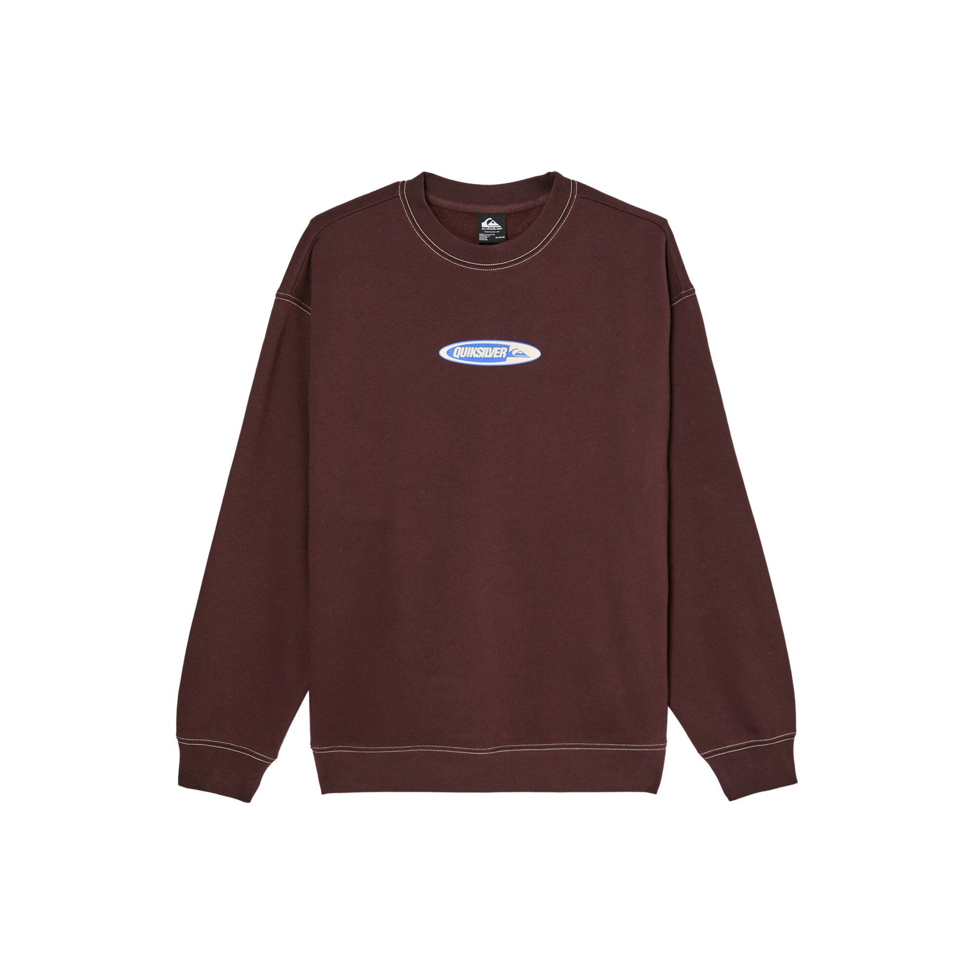 Sudadera de hombre Disk Quiksilver - Marrón Marrón-6
