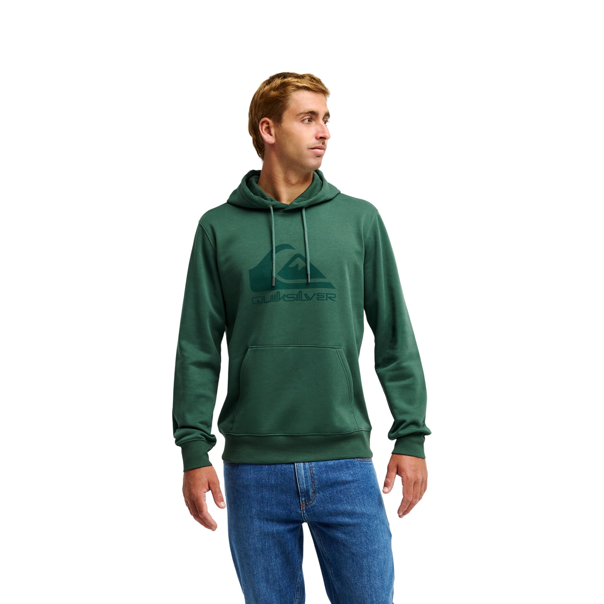 Sudadera de hombre Comp Logo Quiksilver - Verde Verde-1