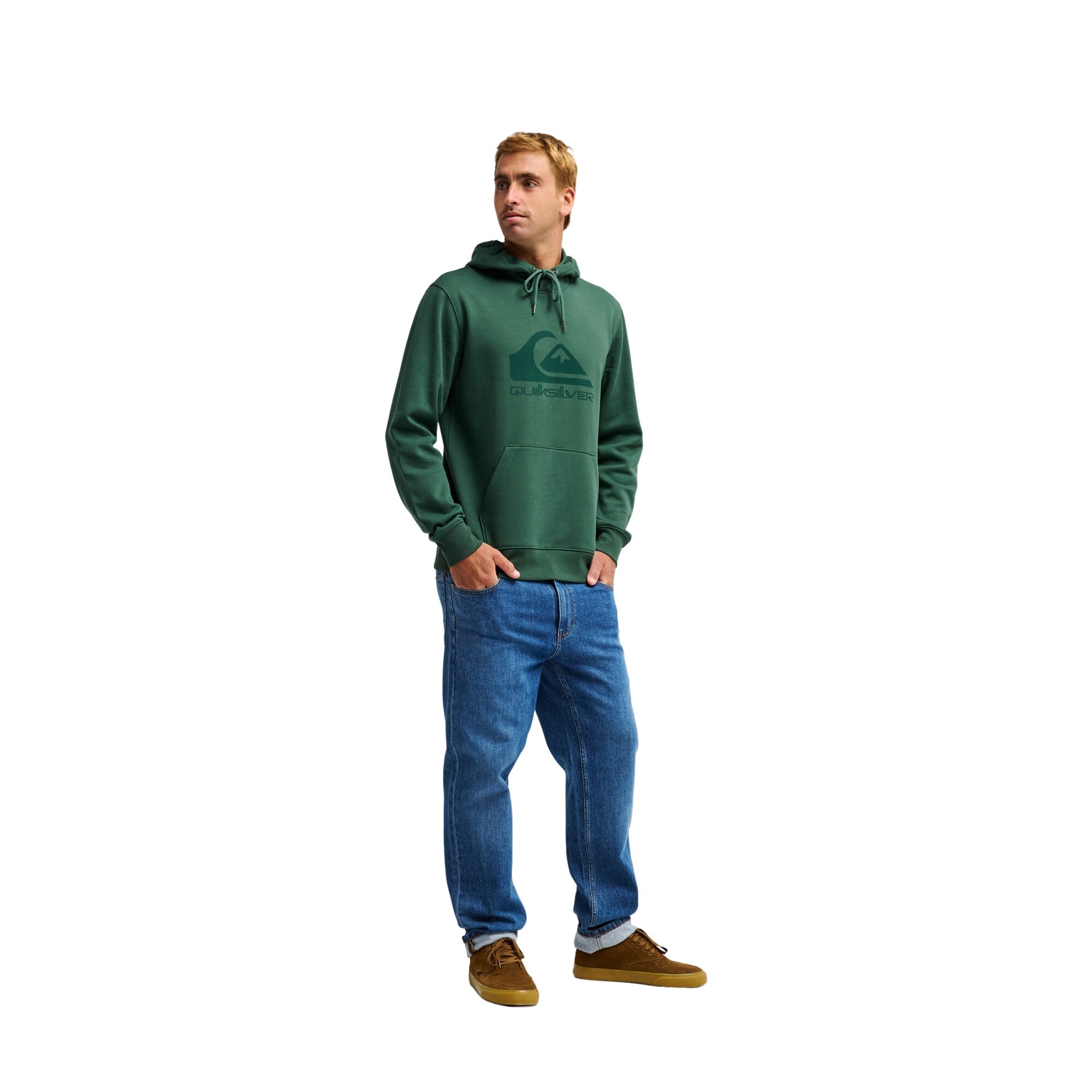 Sudadera de hombre Comp Logo Quiksilver - Verde Verde-5