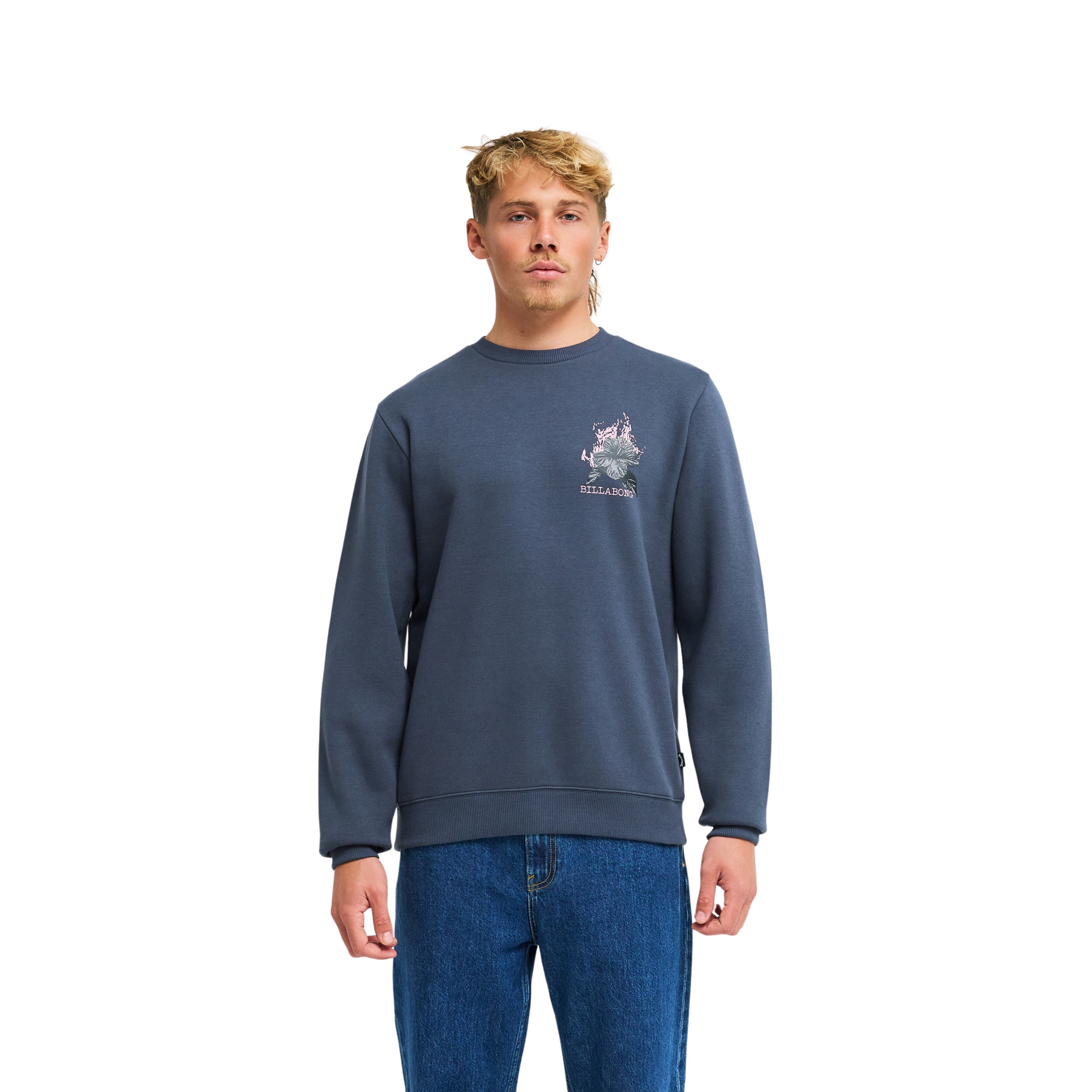 Billabong Sudadera de hombre Foundation Morado
