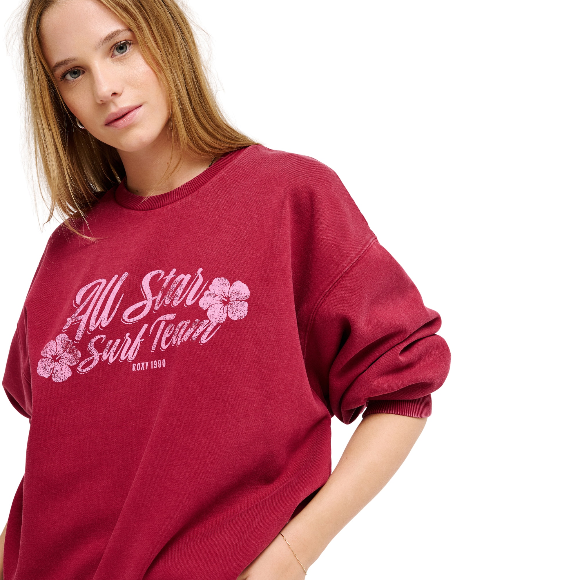 Sudadera de mujer Lineup Roxy - Rojo Rojo-1
