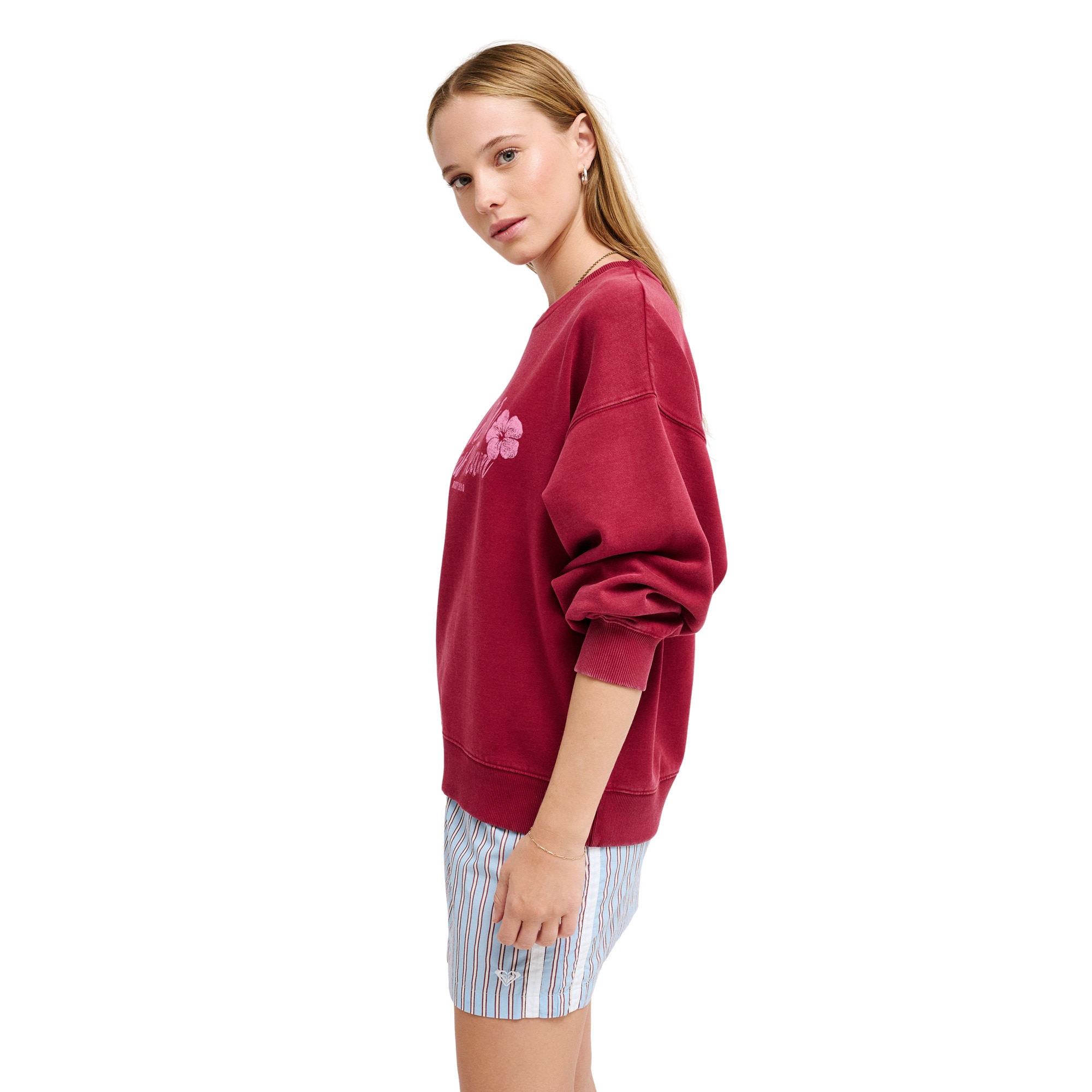 Sudadera de mujer Lineup Roxy - Rojo Rojo-2