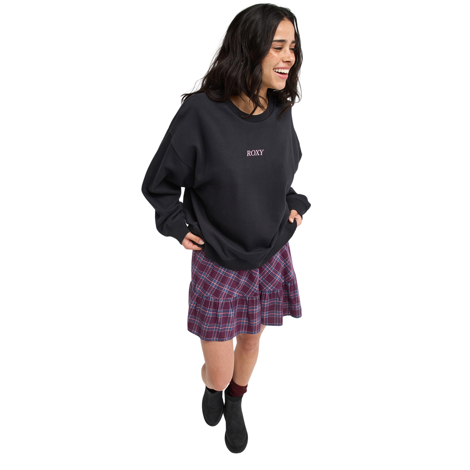 Sudadera de mujer Lineup Roxy - Negro Negro-1