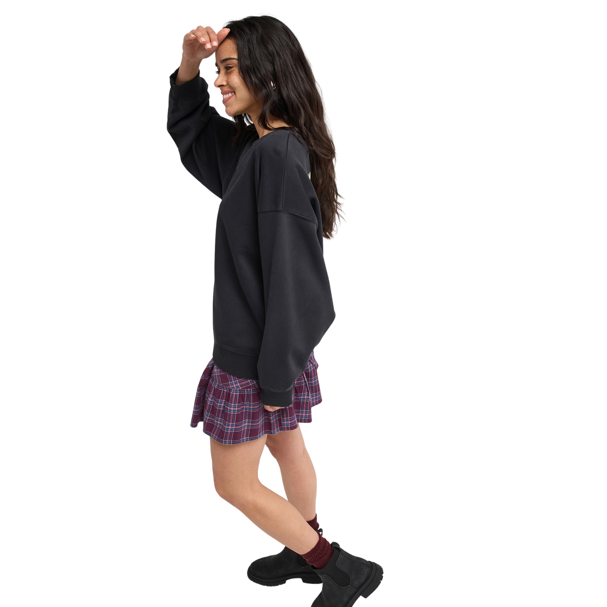 Sudadera de mujer Lineup Roxy - Negro Negro-3