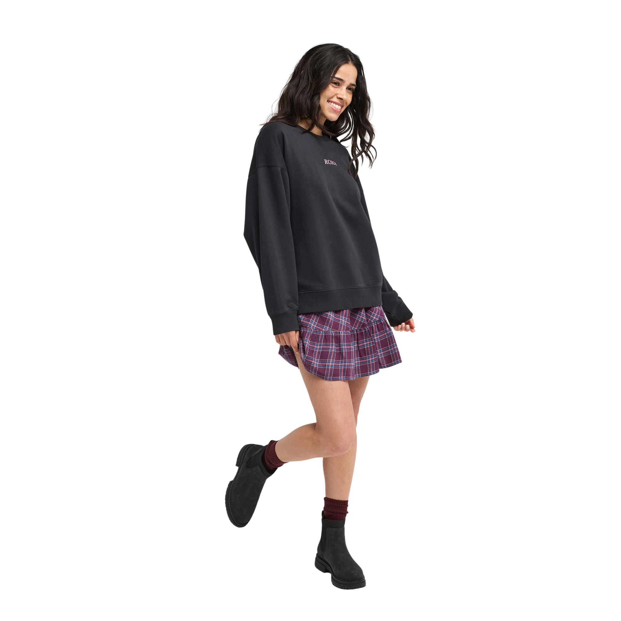 Sudadera de mujer Lineup Roxy - Negro Negro-5