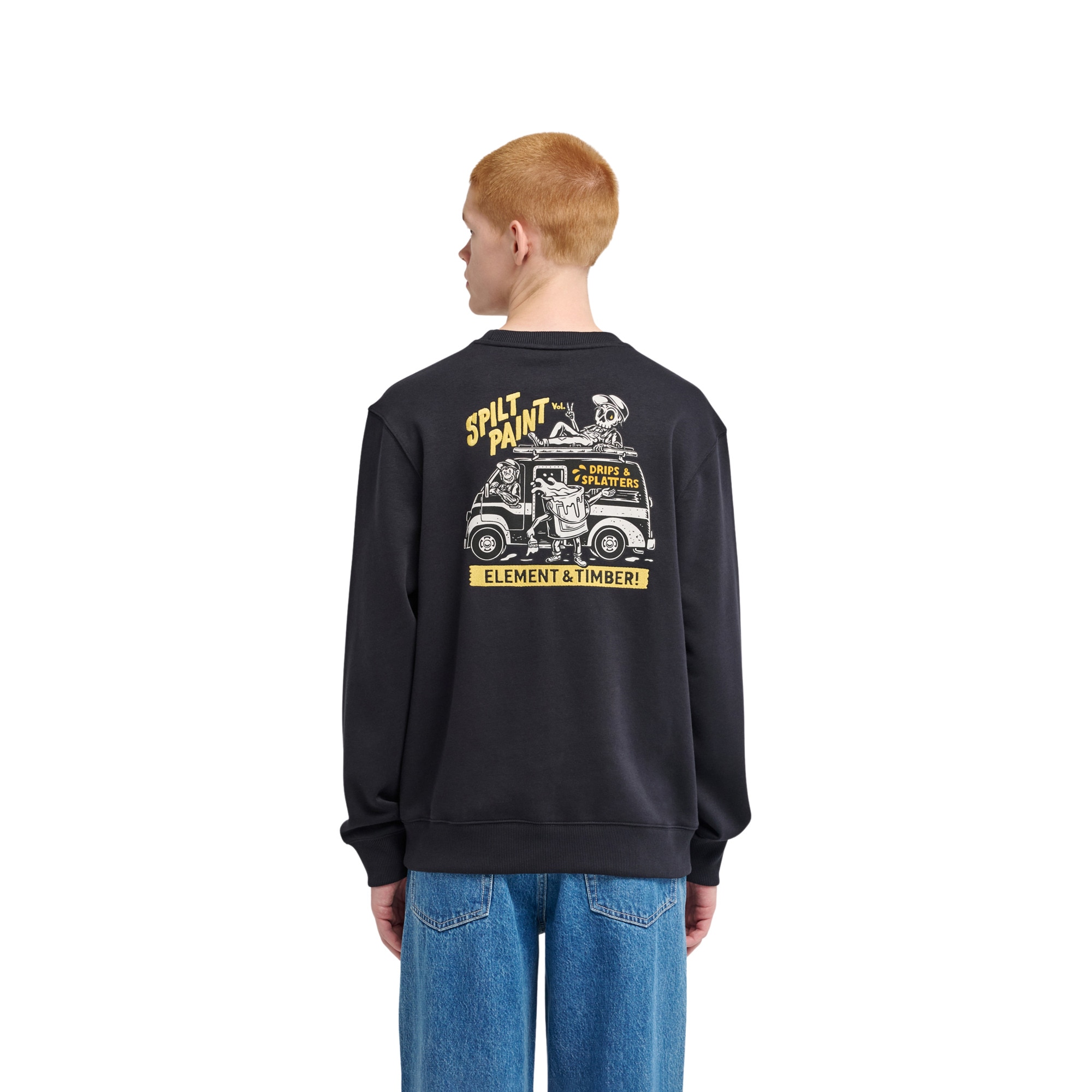 Imagen 4 de Sudadera de hombre Timber Van Element - Negro Negro