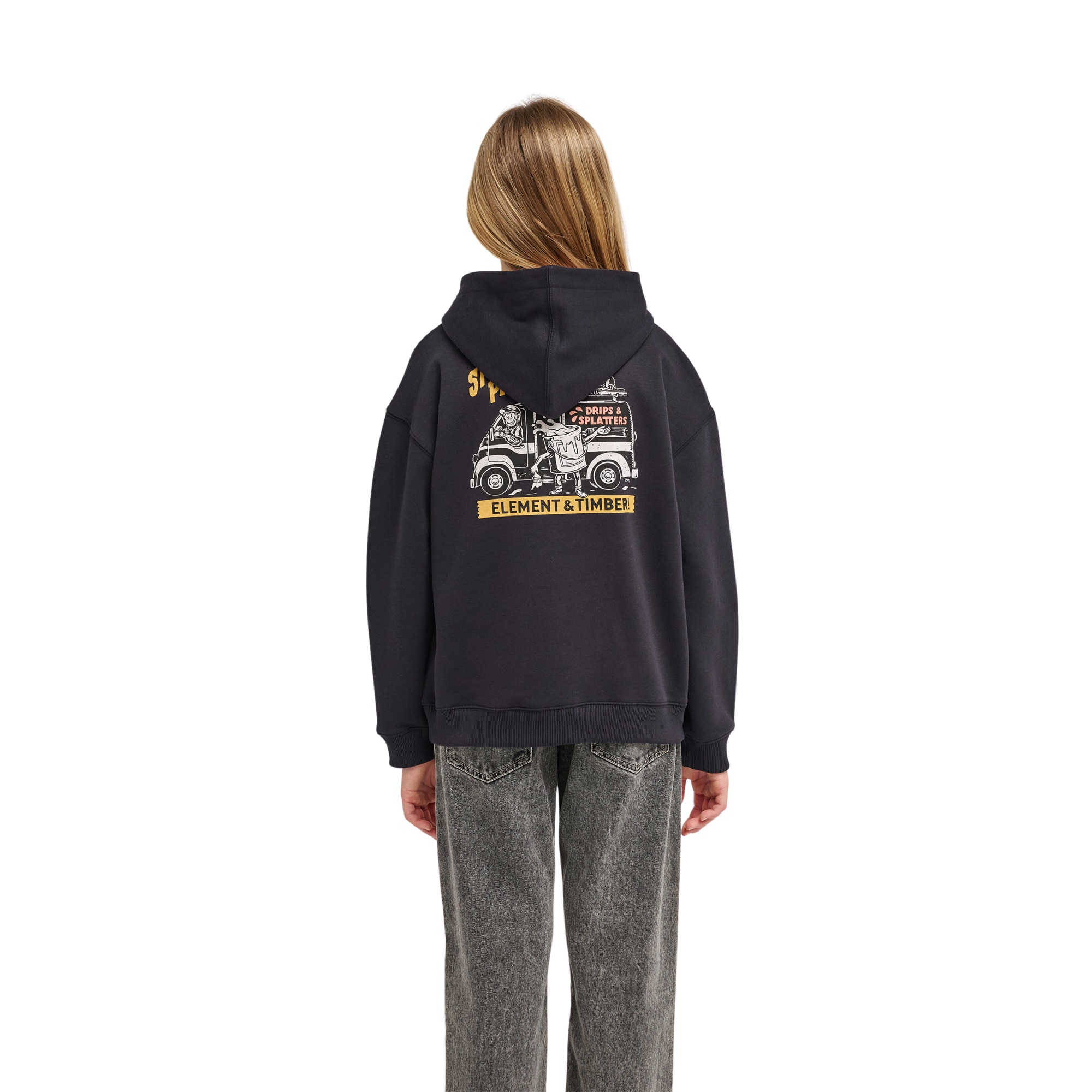 Sudadera de niños Timber Van Element - Negro Negro-2
