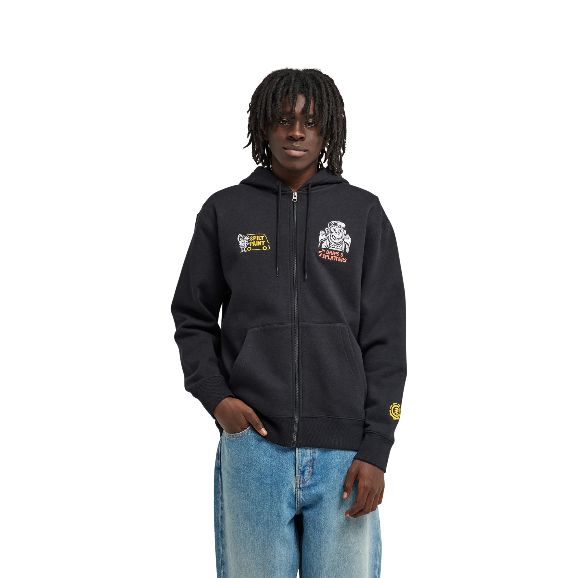 Imagen 1 de Sudadera de hombre Timber Monkey Element - Negro Negro