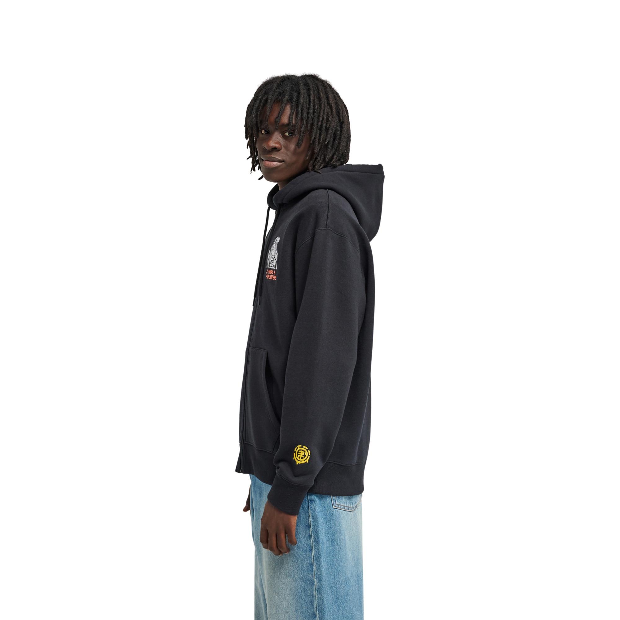 Imagen 3 de Sudadera de hombre Timber Monkey Element - Negro Negro