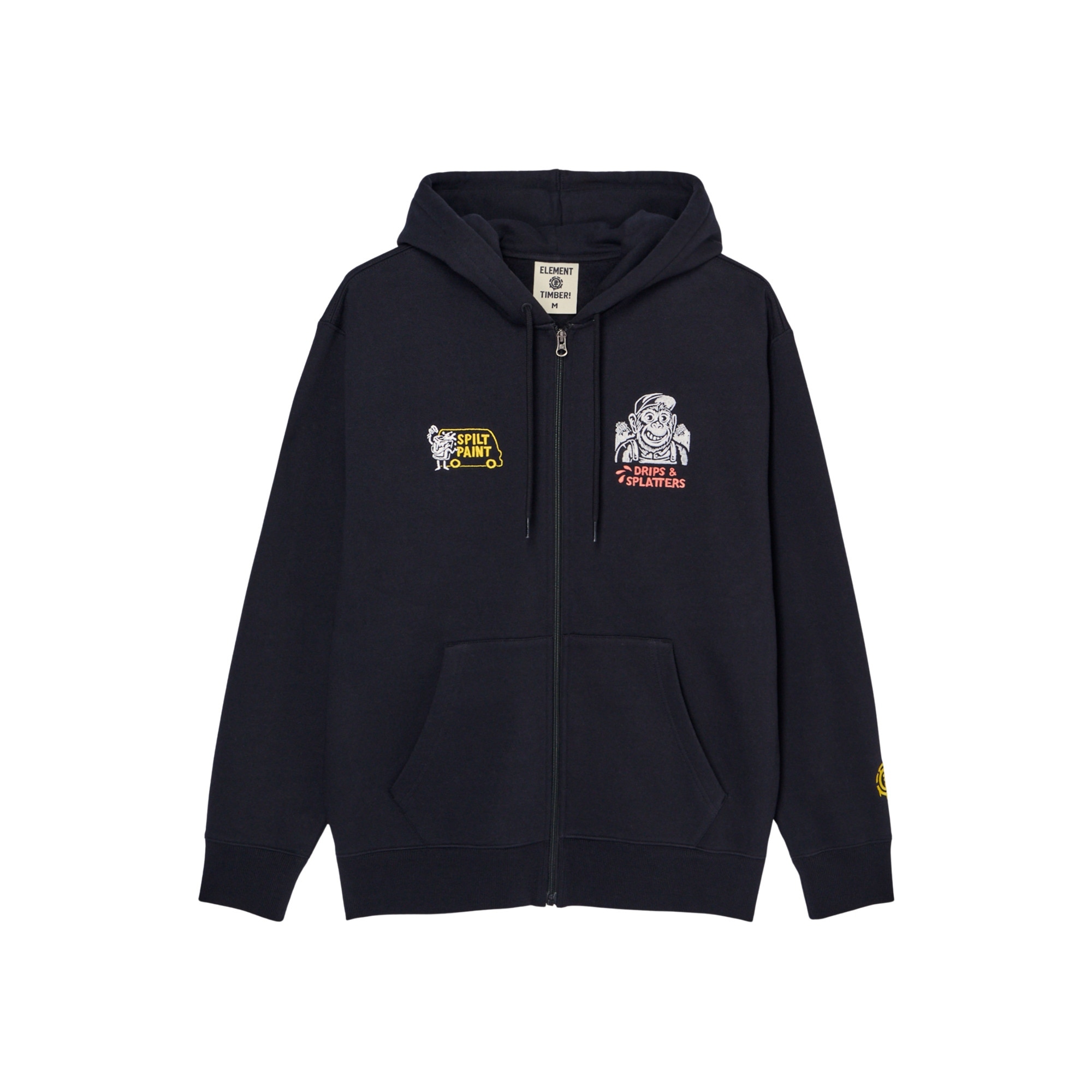 Imagen 6 de Sudadera de hombre Timber Monkey Element - Negro Negro