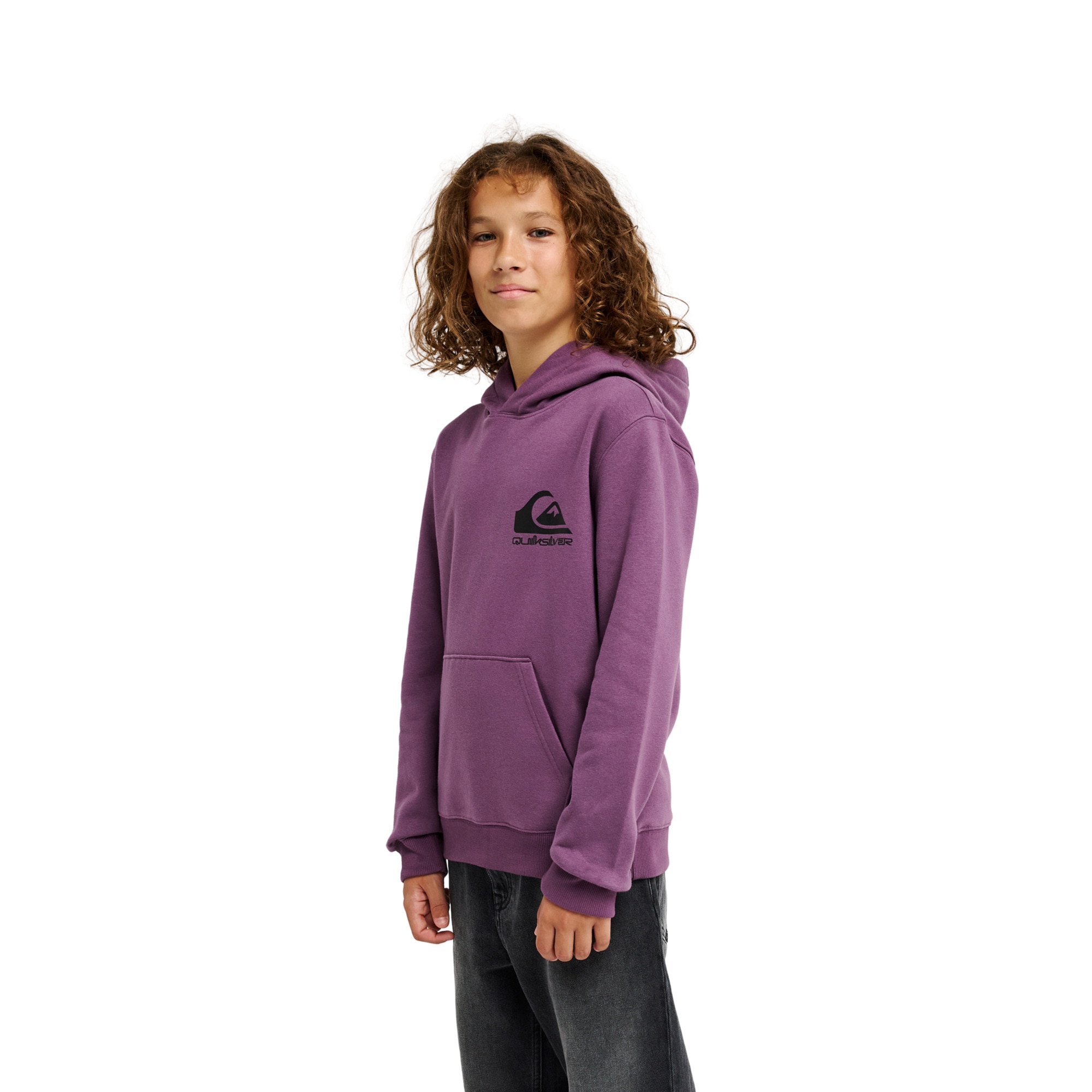 Sudadera de niños Omni Logo Quiksilver - Morado Morado-3