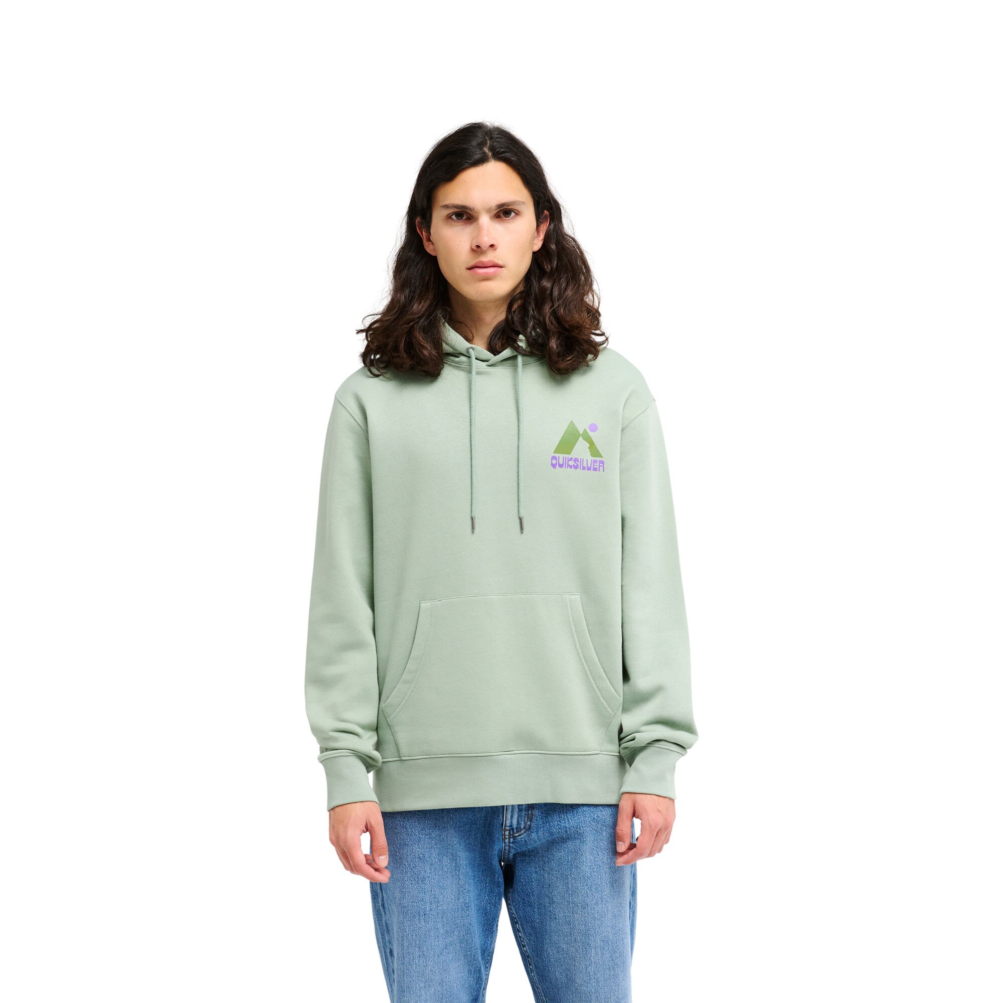 Sudadera de hombre Salt Water Peak Quiksilver - Verde Verde-1