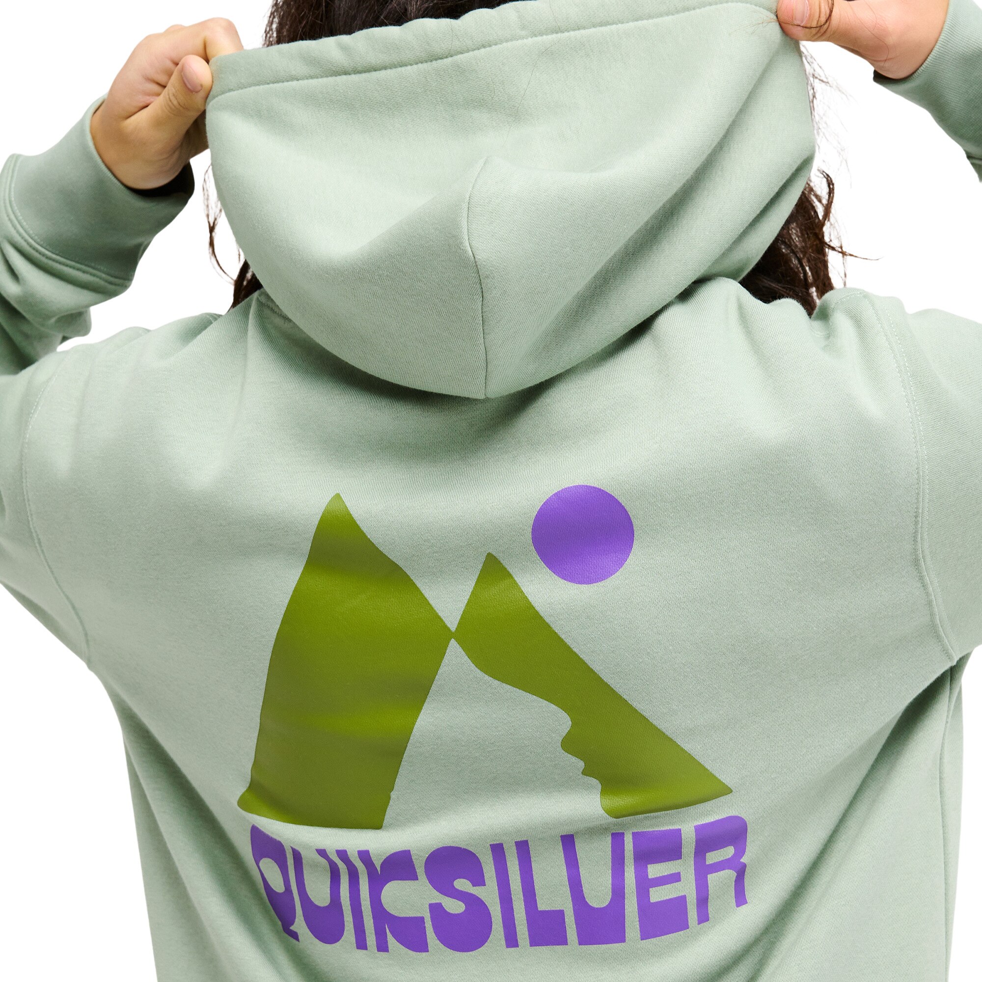 Sudadera de hombre Salt Water Peak Quiksilver - Verde Verde-6