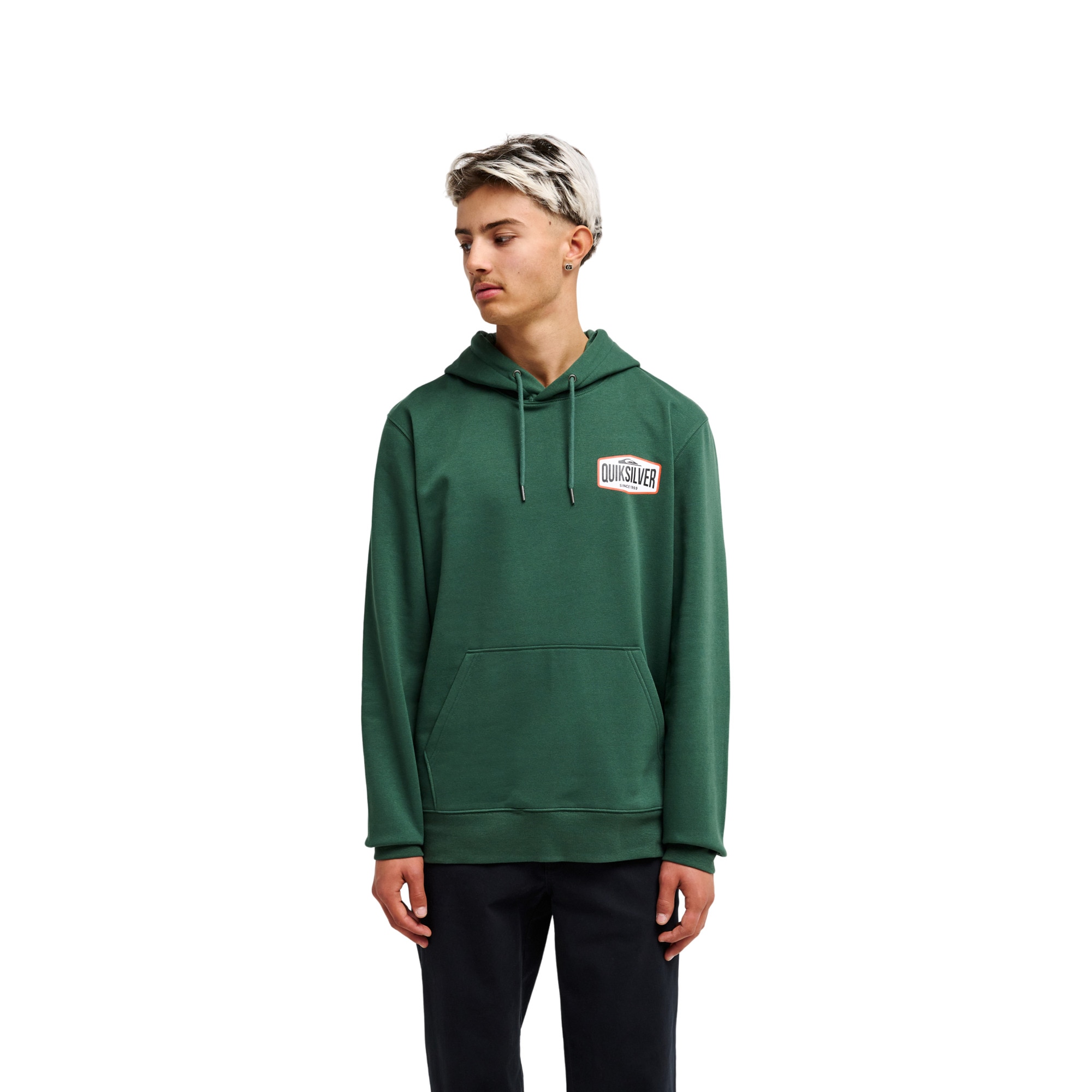 Sudadera de hombre Surf Garage Quiksilver - Verde Verde-1
