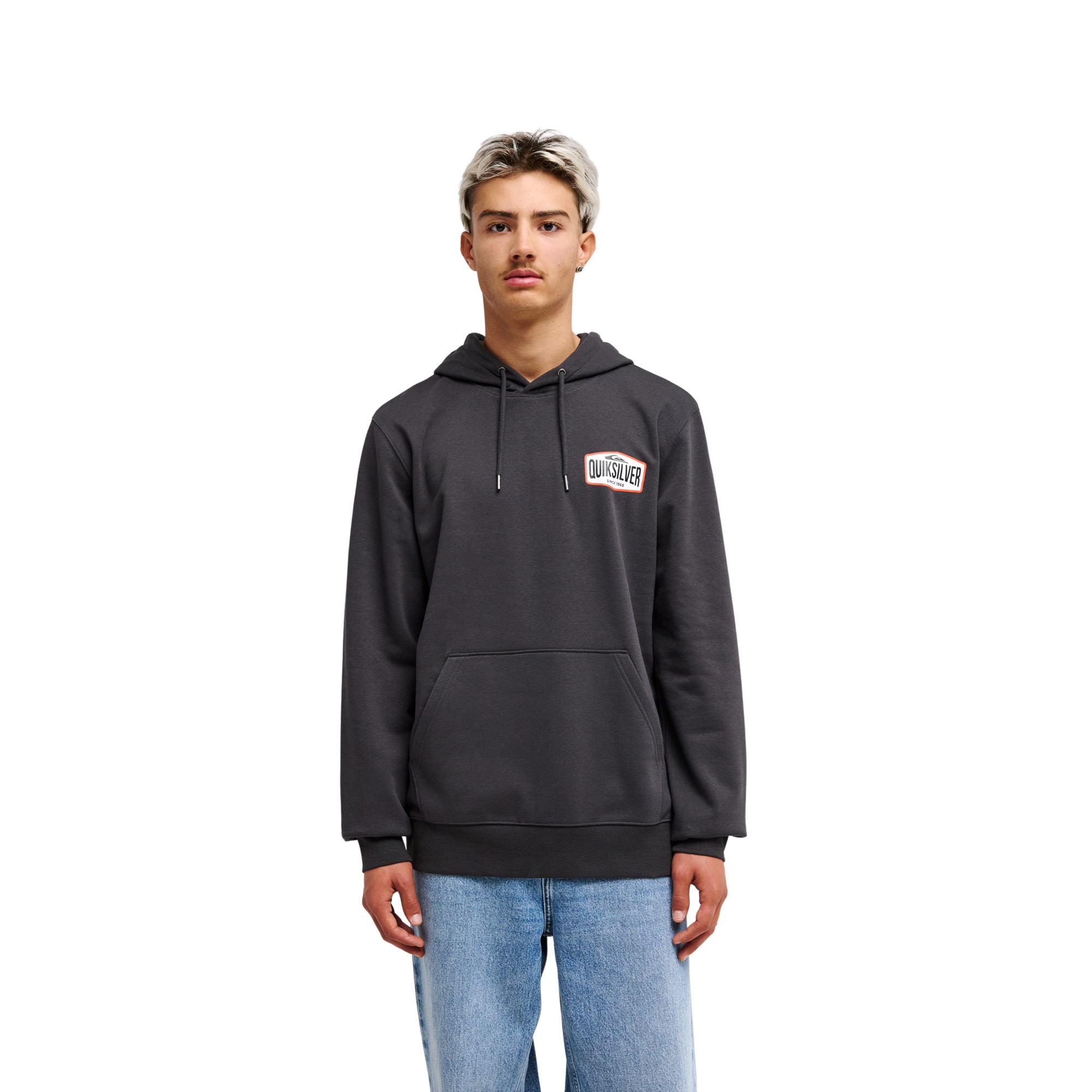 Sudadera de hombre Surf Garage Quiksilver - Negro Negro-1