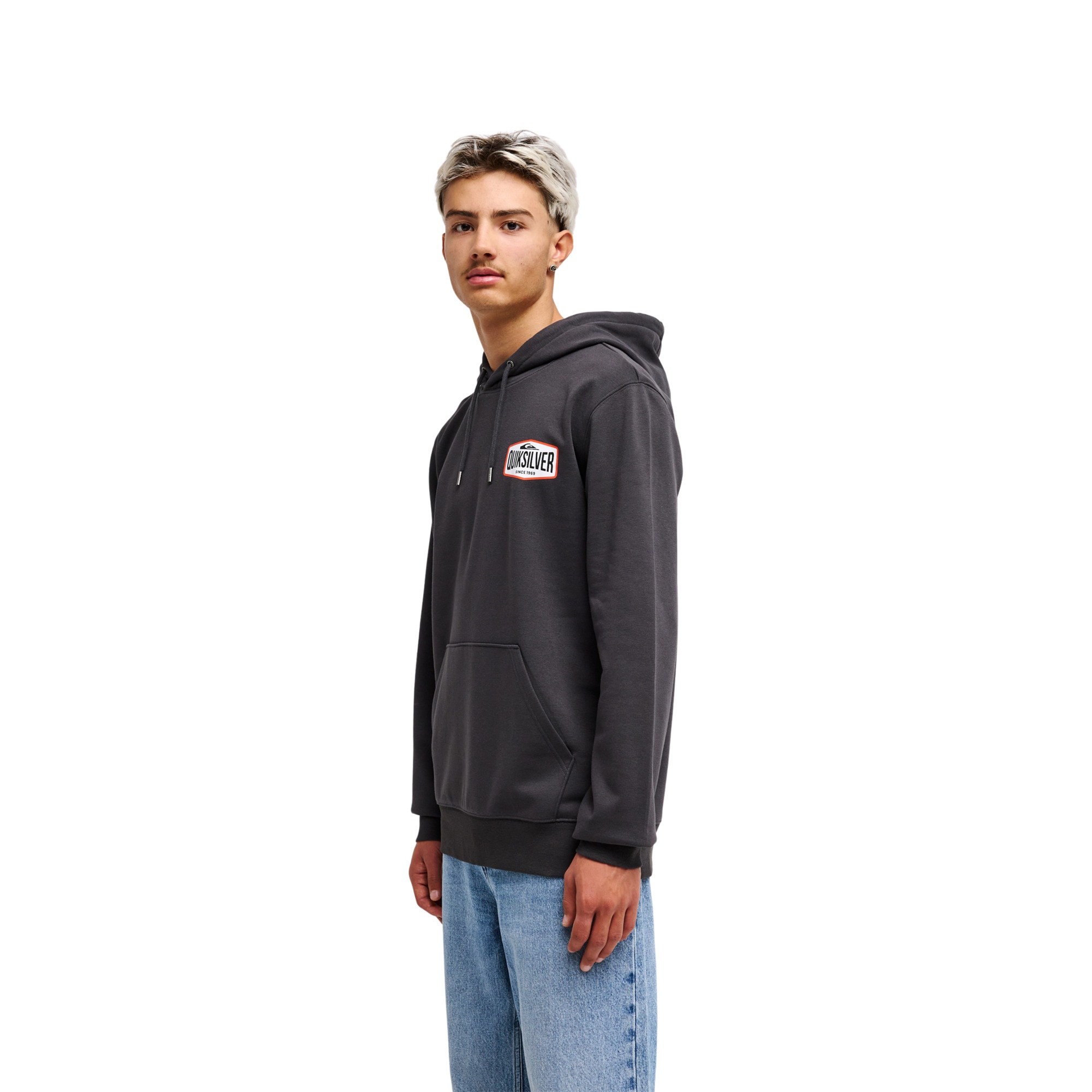 Sudadera de hombre Surf Garage Quiksilver - Negro Negro-3