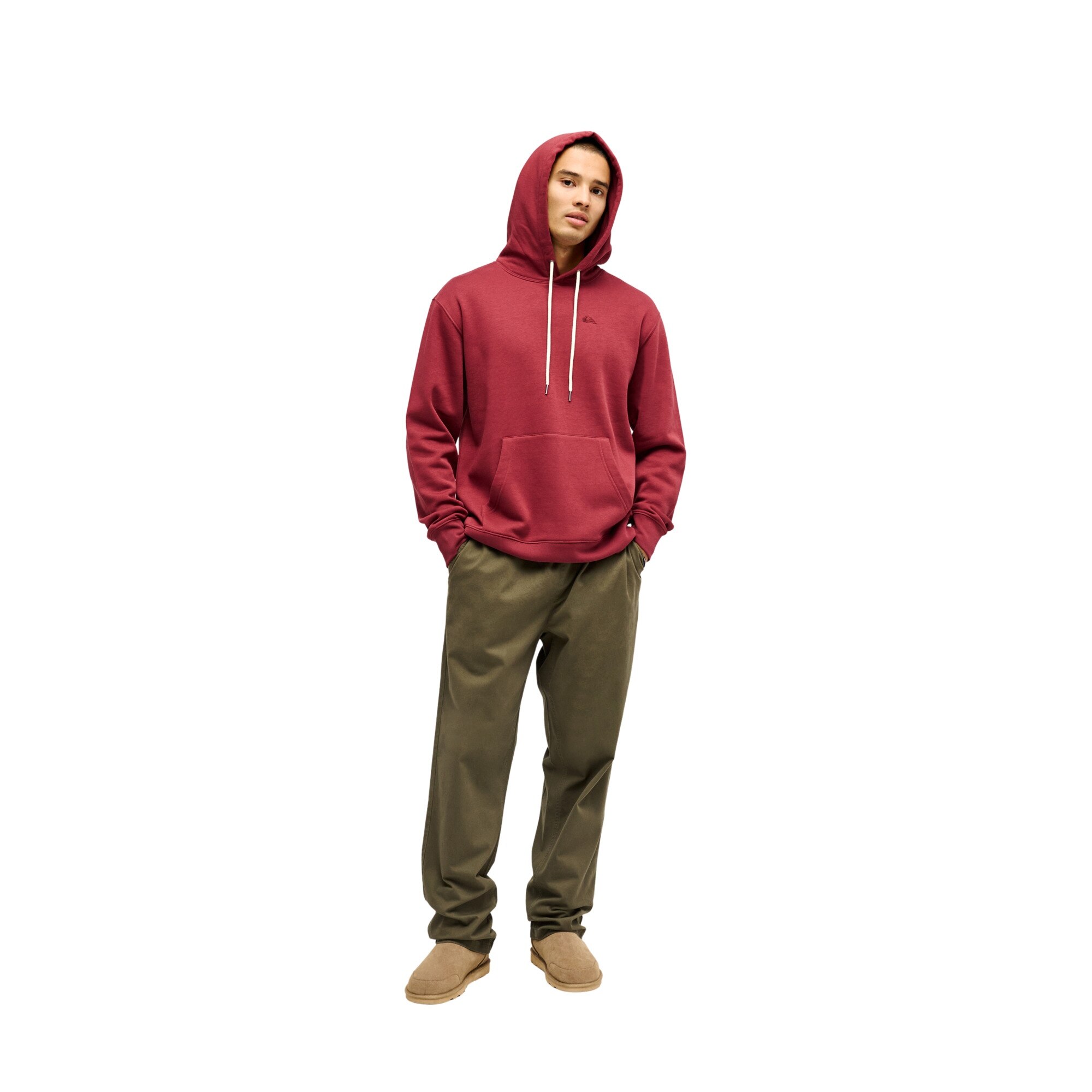 Sudadera de hombre Salt Water Quiksilver - Rojo cereza Rojo cereza-5