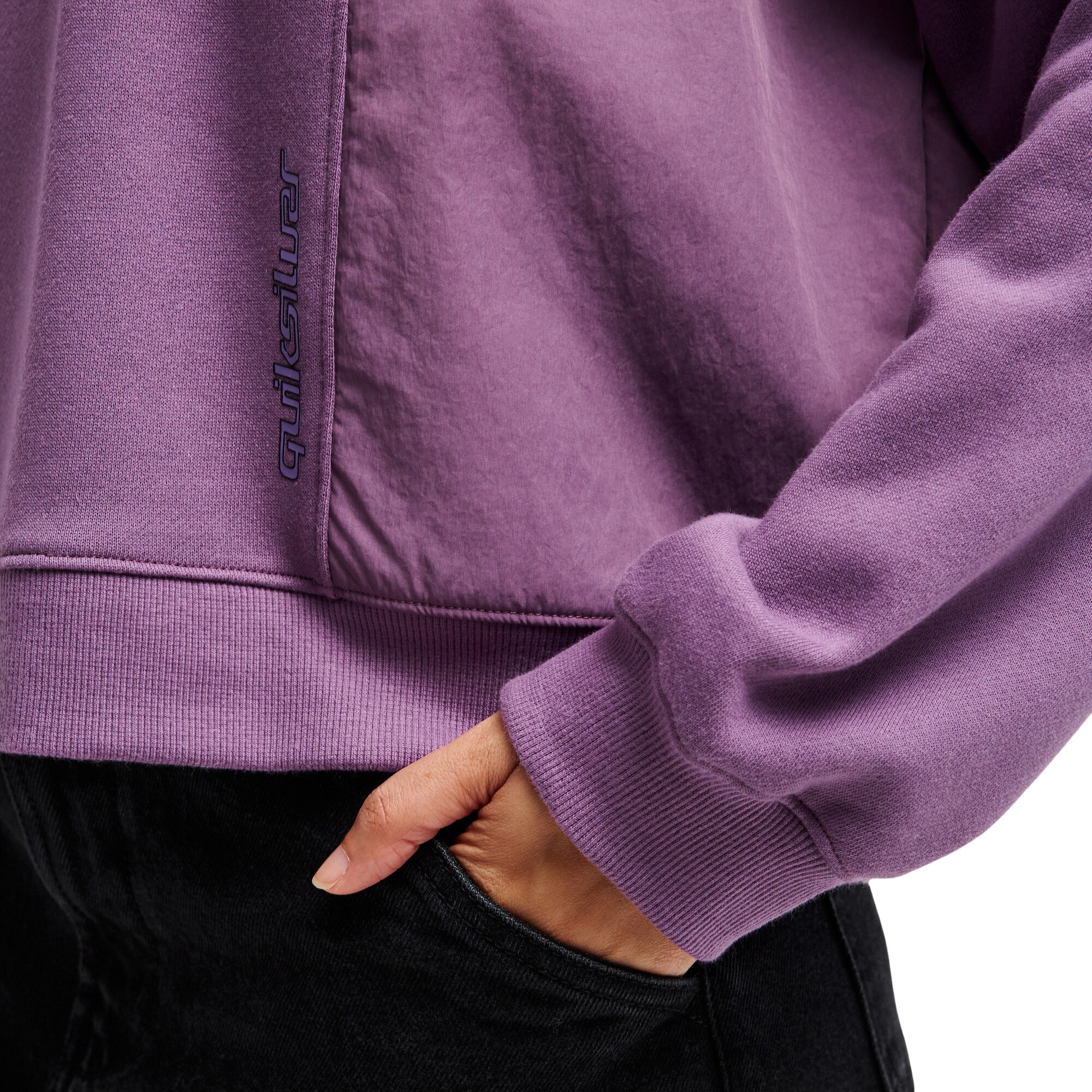 Sudadera de mujer Sunway Block Quiksilver - Morado Morado-4
