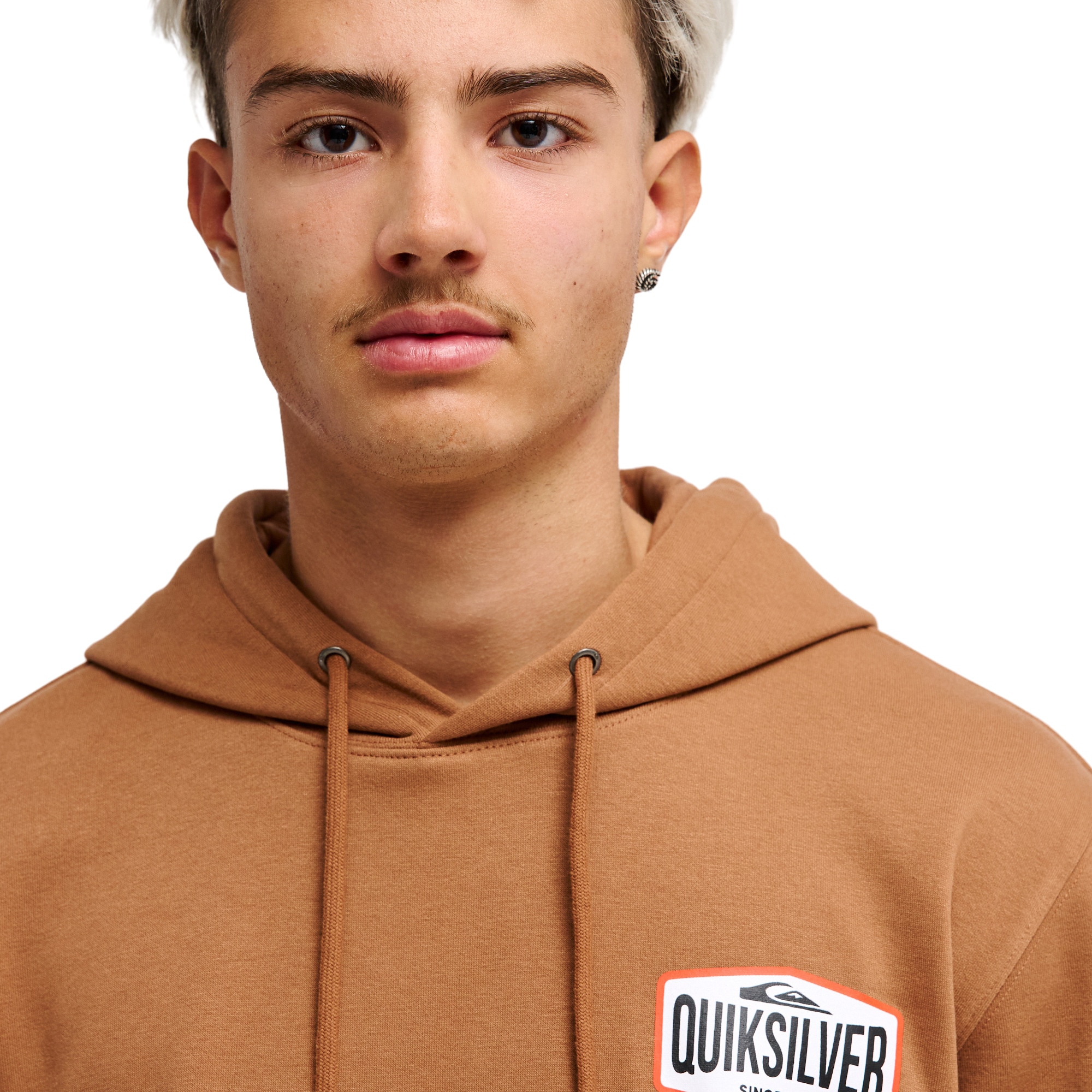 Sudadera de hombre Surf Garage Quiksilver - Marrón Marrón-4