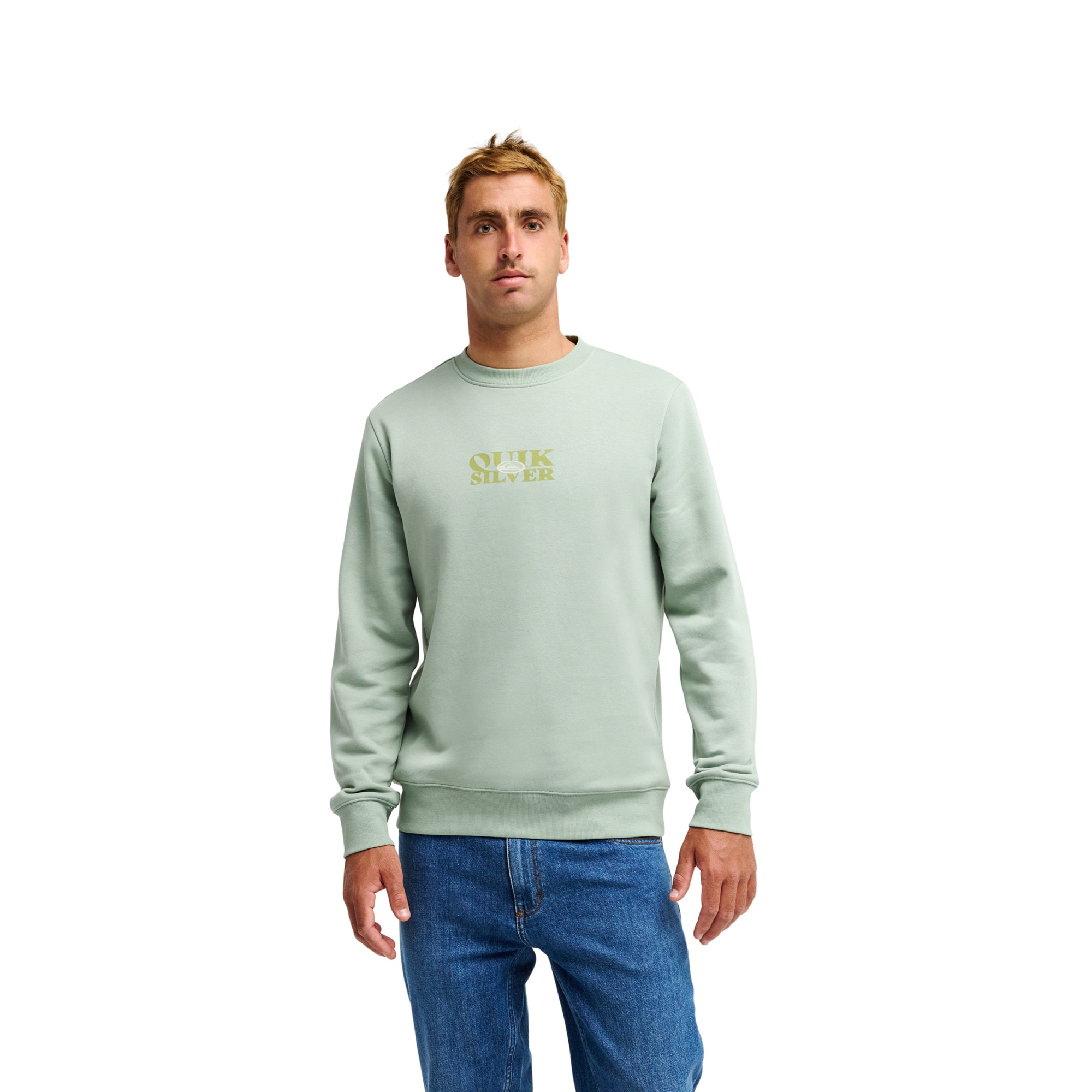 Sudadera de hombre TRUE Quiksilver - Verde Verde-1