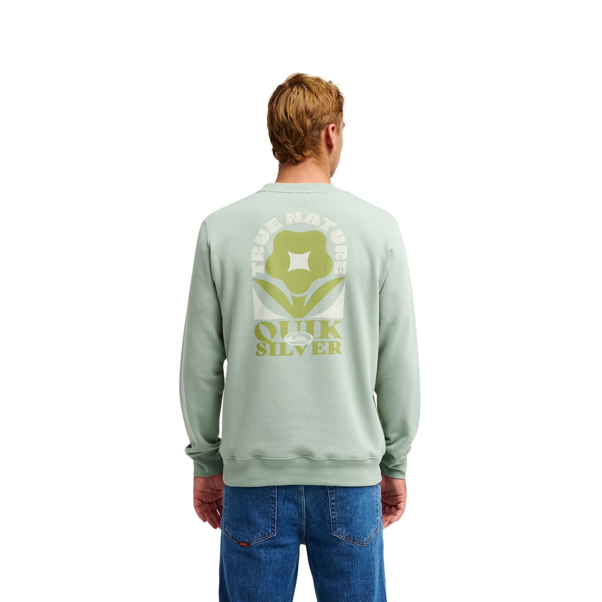 Sudadera de hombre TRUE Quiksilver - Verde Verde-2