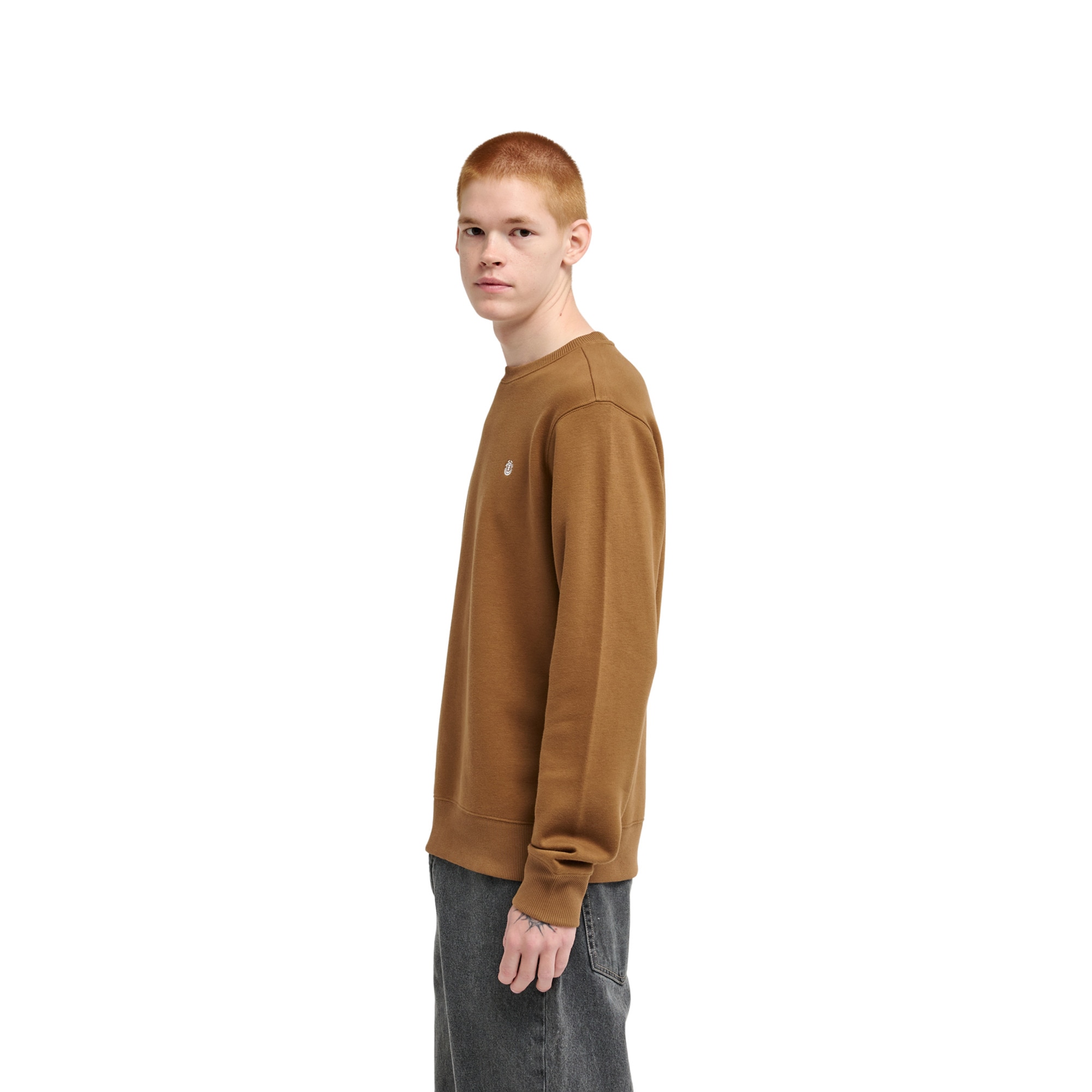 Sudadera de hombre Icon Embroidery Cr Element - Marrón Marrón-3
