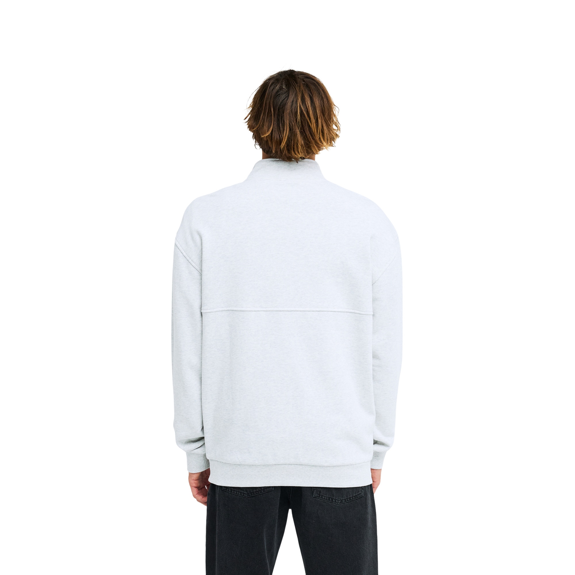 Sudadera de hombre Burleigh Mock Neck Billabong - Gris Gris-2