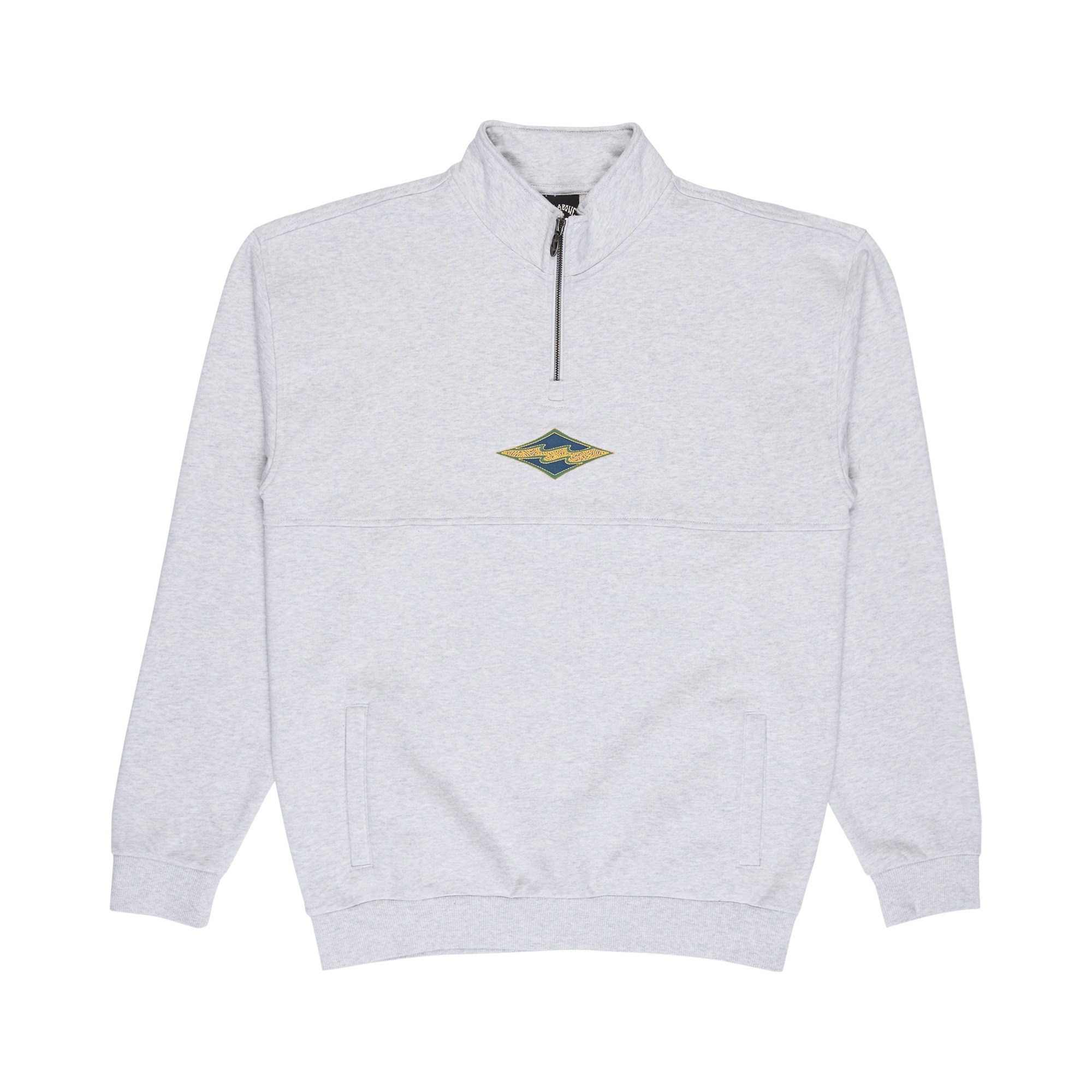 Sudadera de hombre Burleigh Mock Neck Billabong - Gris Gris-5