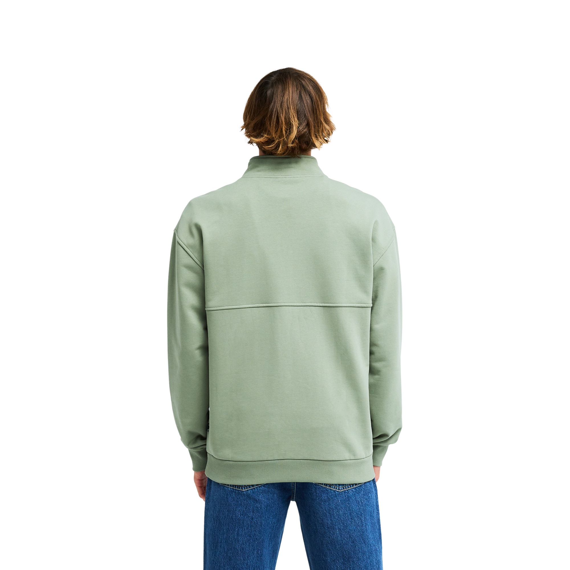 Sudadera de hombre Burleigh Mock Neck Billabong - Verde Verde-2