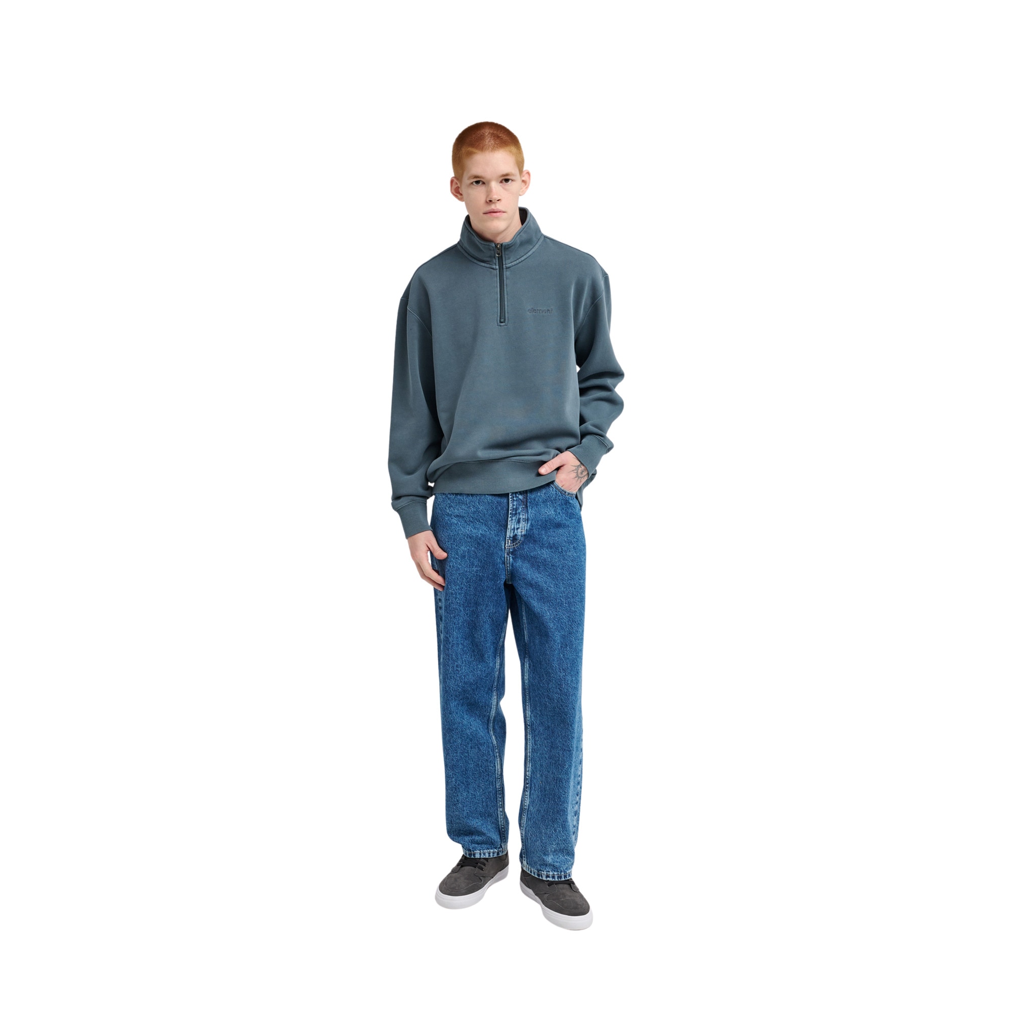 Sudadera de hombre Lowcase Pigment Element - Negro Negro-4