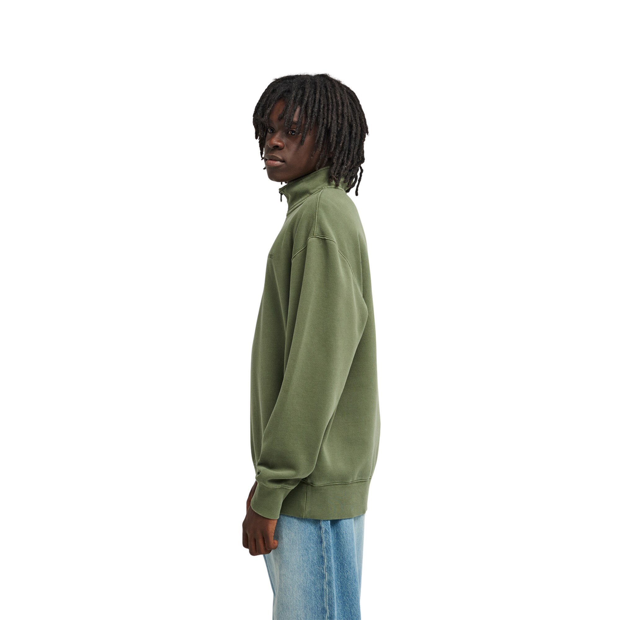 Sudadera de hombre Lowcase Pigment Element - Verde Verde-3