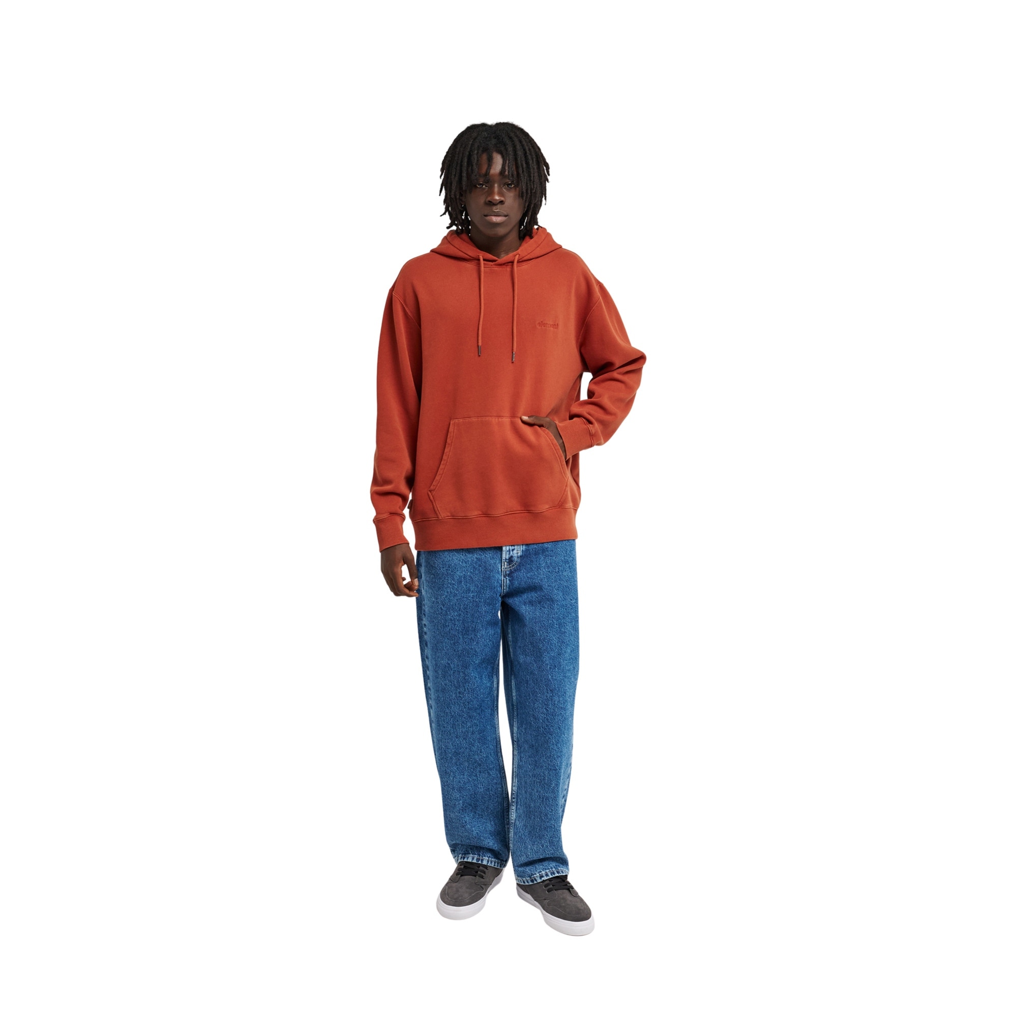 Imagen 4 de Sudadera de hombre Lowcase Pigment Po Element - Naranja Naranja