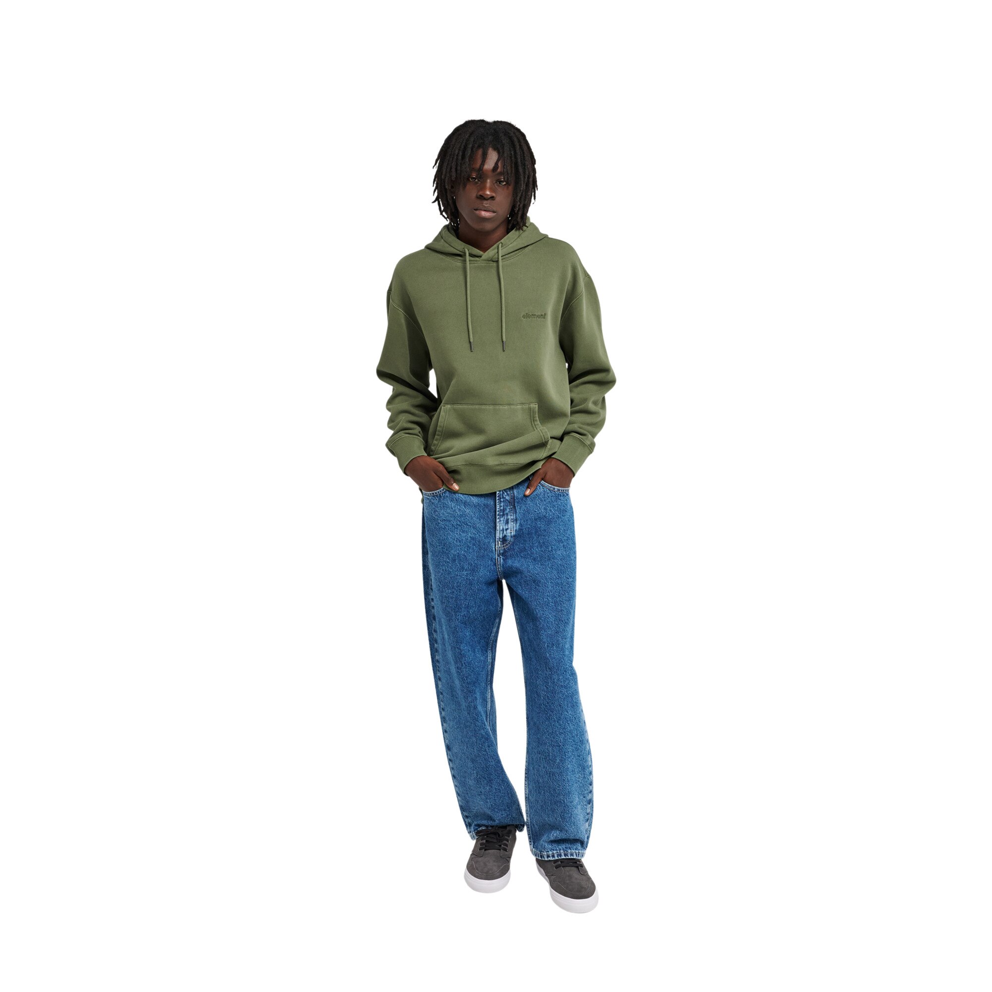 Imagen 4 de Sudadera de hombre Lowcase Pigment Po Element - Verde Verde