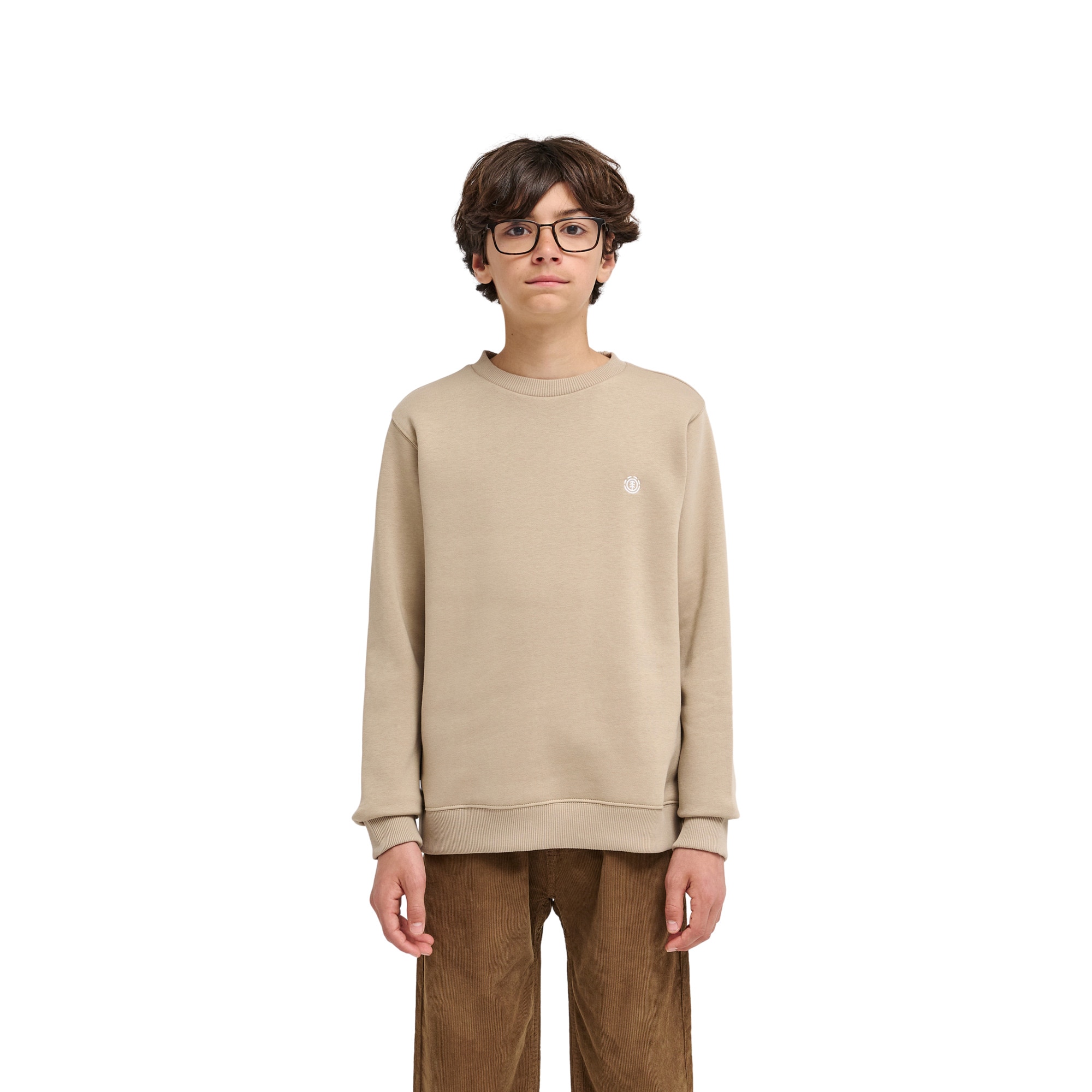 Sudadera de niños Icon Embroidery Cr Y Element - Marrón Marrón-1