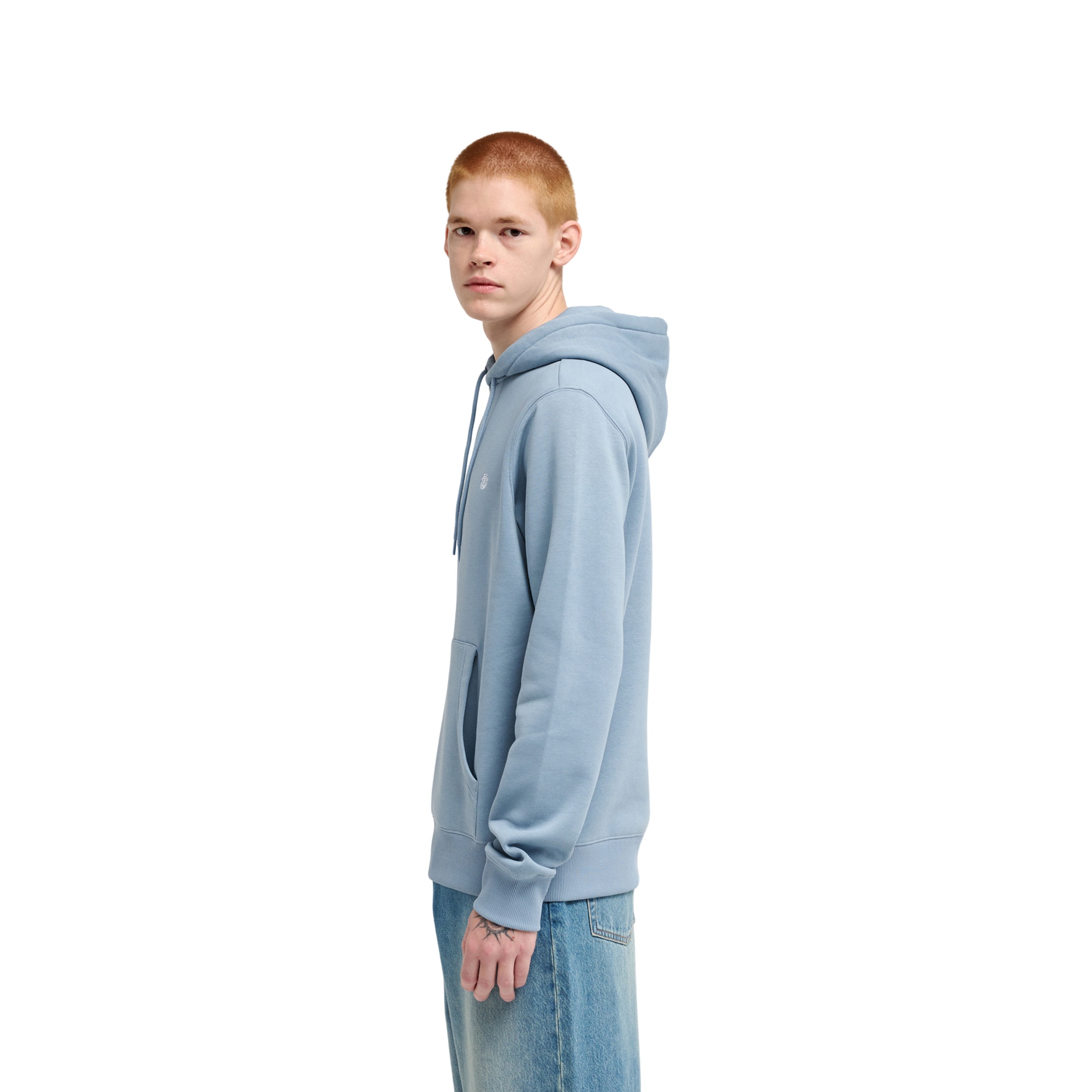 Sudadera de hombre Icon Embroidery Po Element - Azul denim Azul denim-3