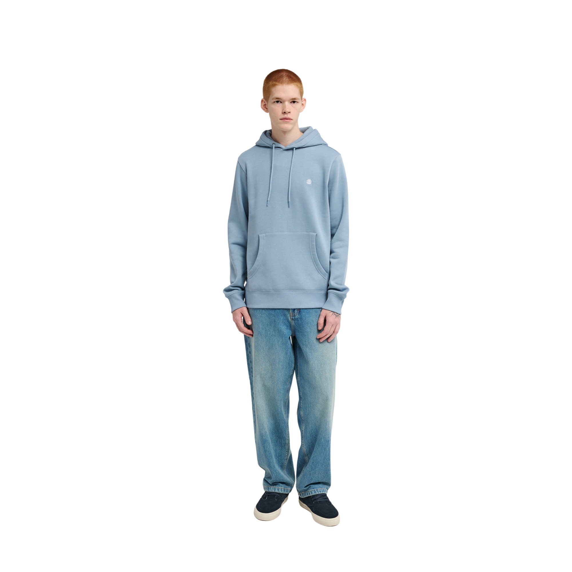 Sudadera de hombre Icon Embroidery Po Element - Azul denim Azul denim-4