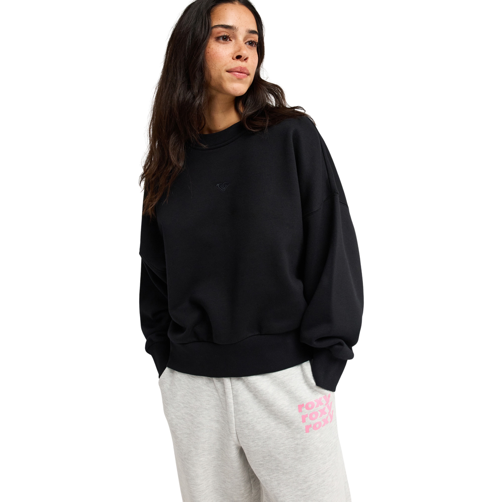 Roxy Sudadera de mujer Solar Rush Rosa
