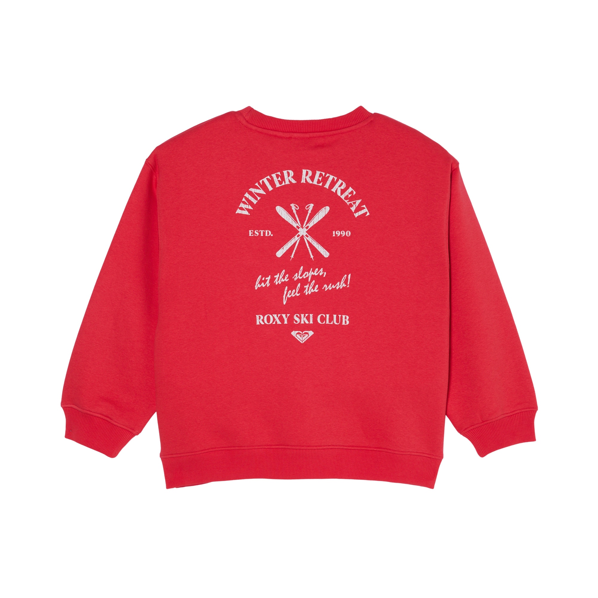 Sudadera de niños Morning Hike Brushed Roxy - Rojo Rojo-2